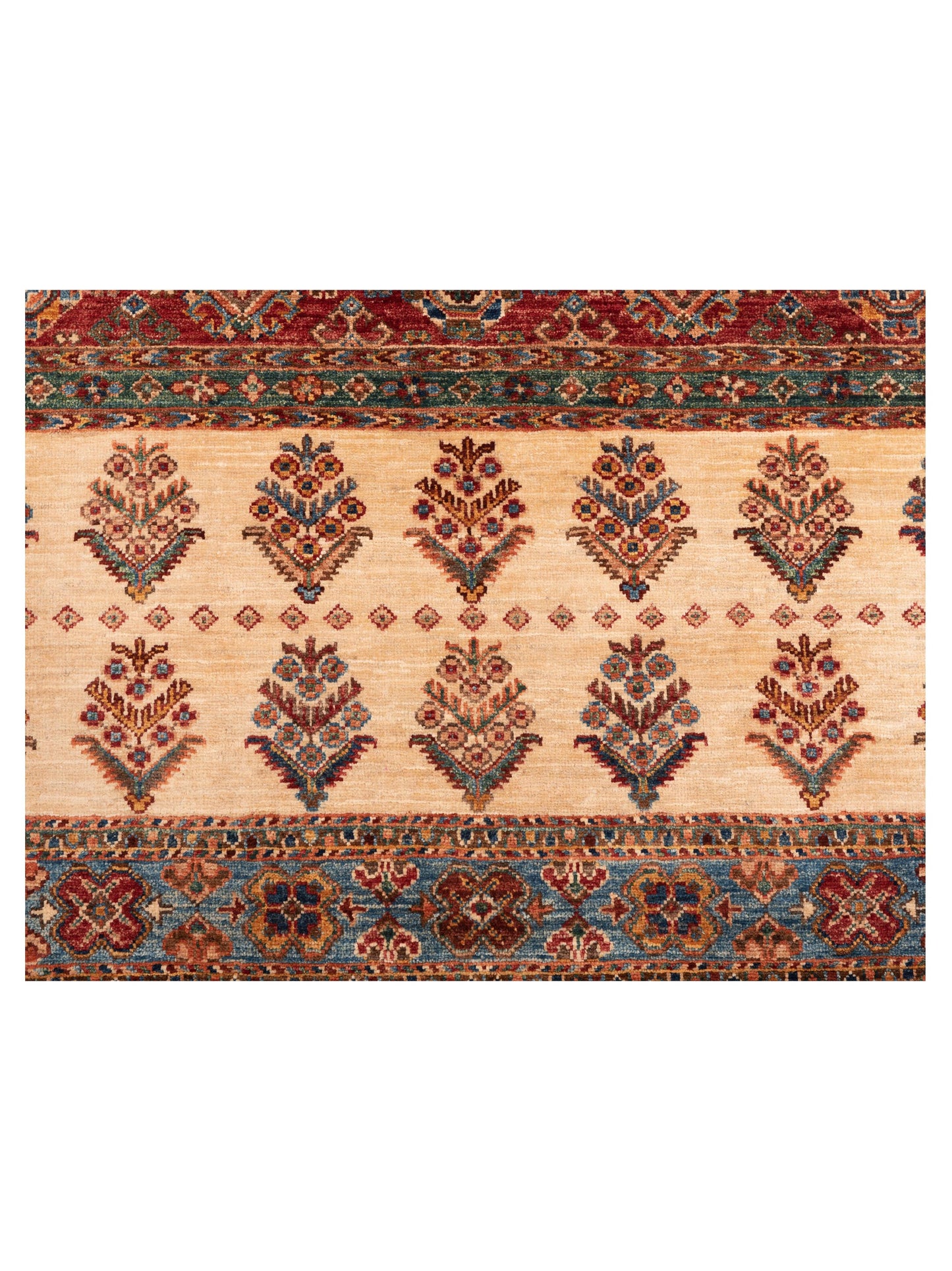 Khorjin 149024 Multi Multi 3x4.10 Hand Knotted Rug