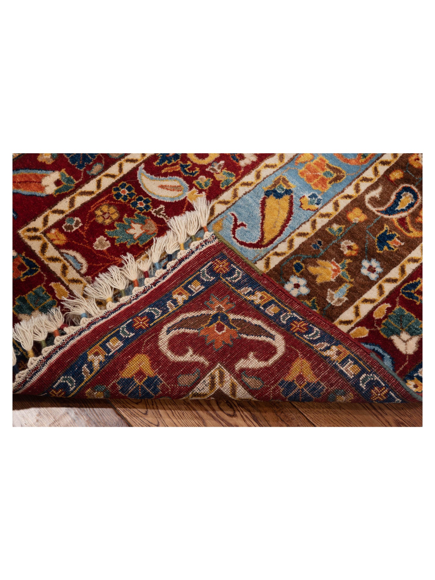 Shawl 120123 Multi 2.6x9.11 Hand Knotted Rug