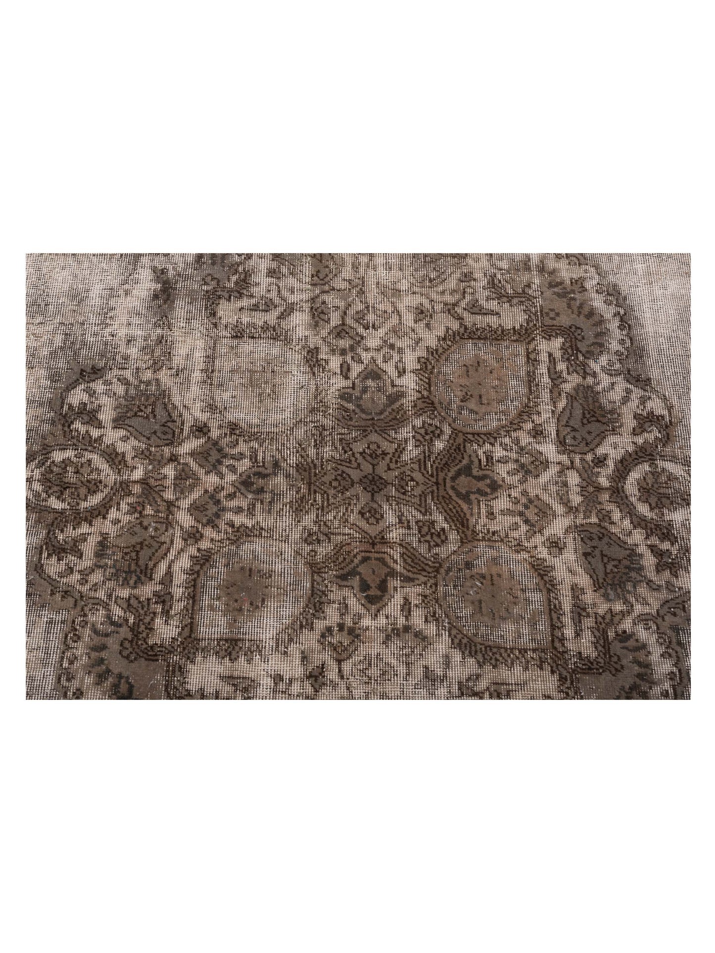 Vintage 122701 Gray 7.10x11.9 Hand Knotted Rug