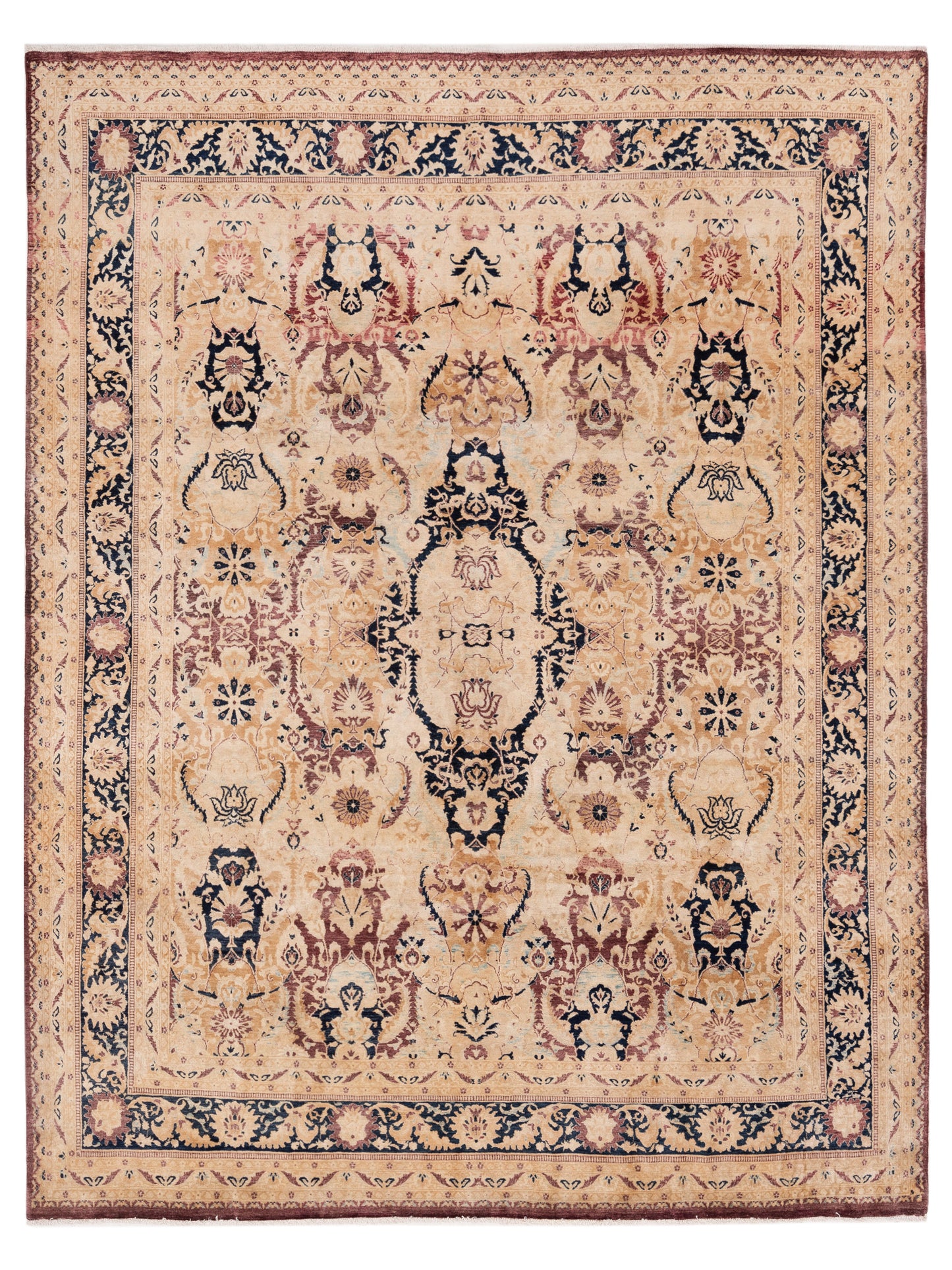 Rajpur Haji Jalili  Burgundy Black Transitional