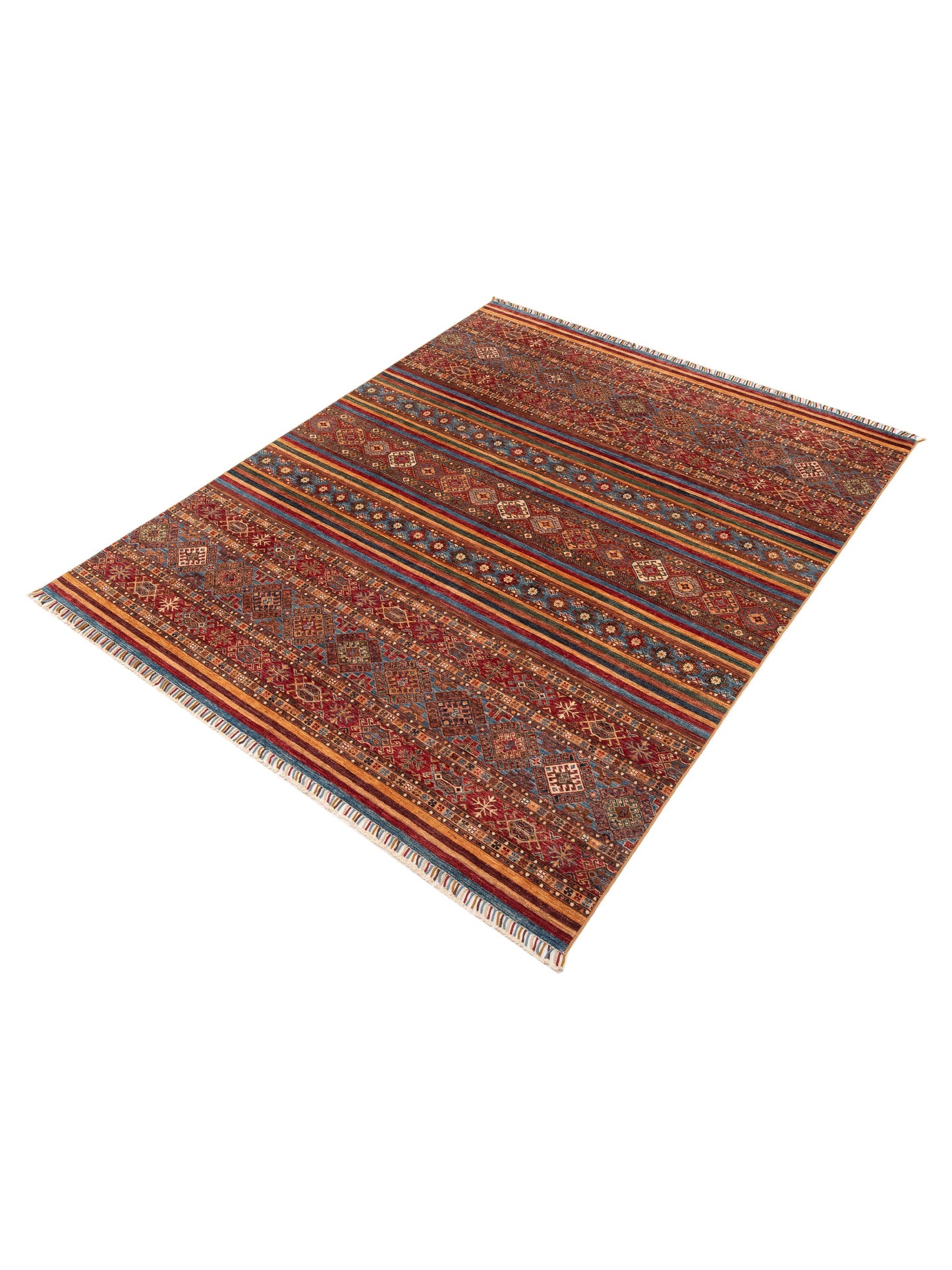 Khorjin 152005 Multi Multi 7.11x9.11 Hand Knotted Rug