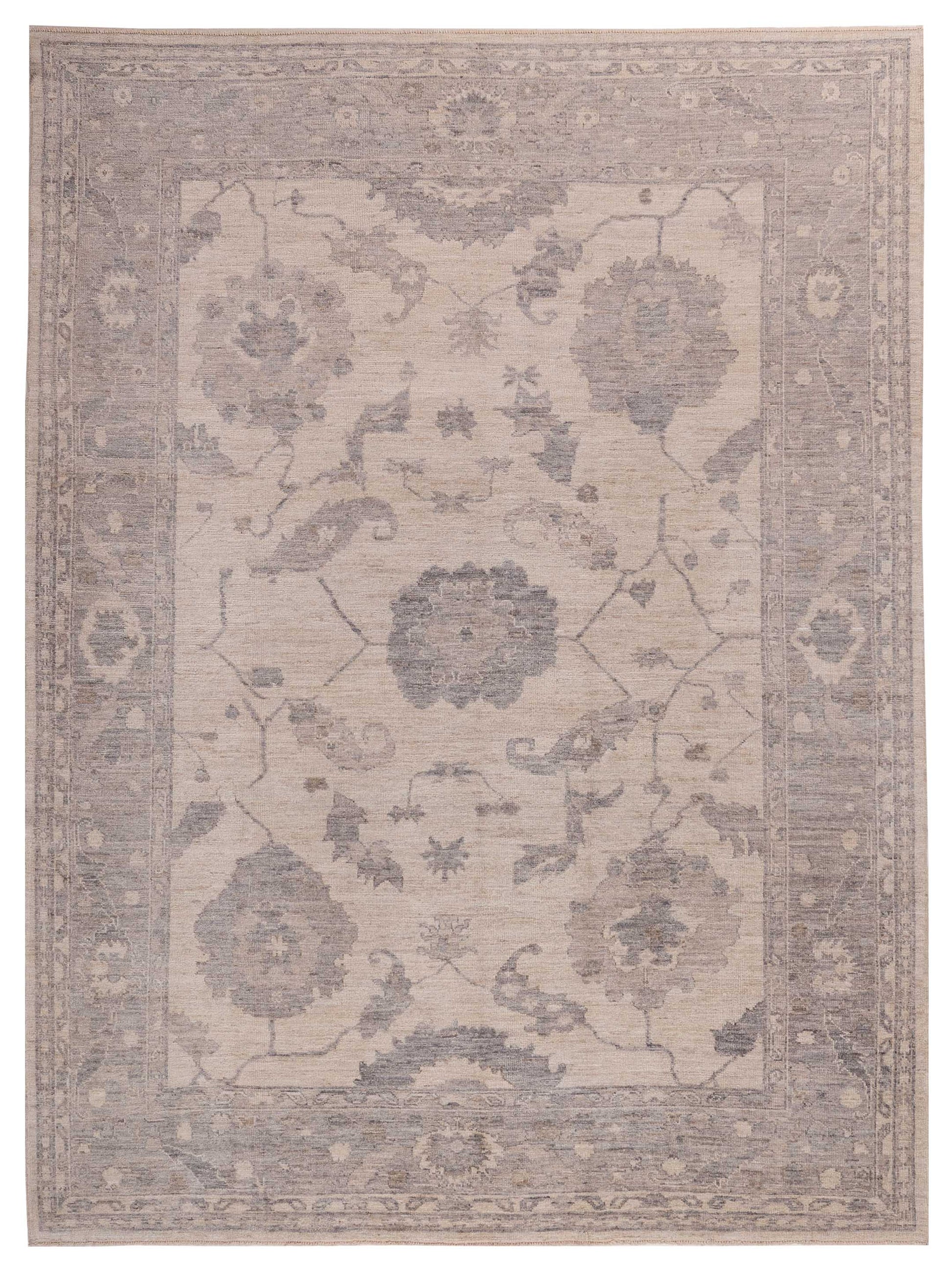 Anadol Angora Oushak  Ivory Gray Traditional