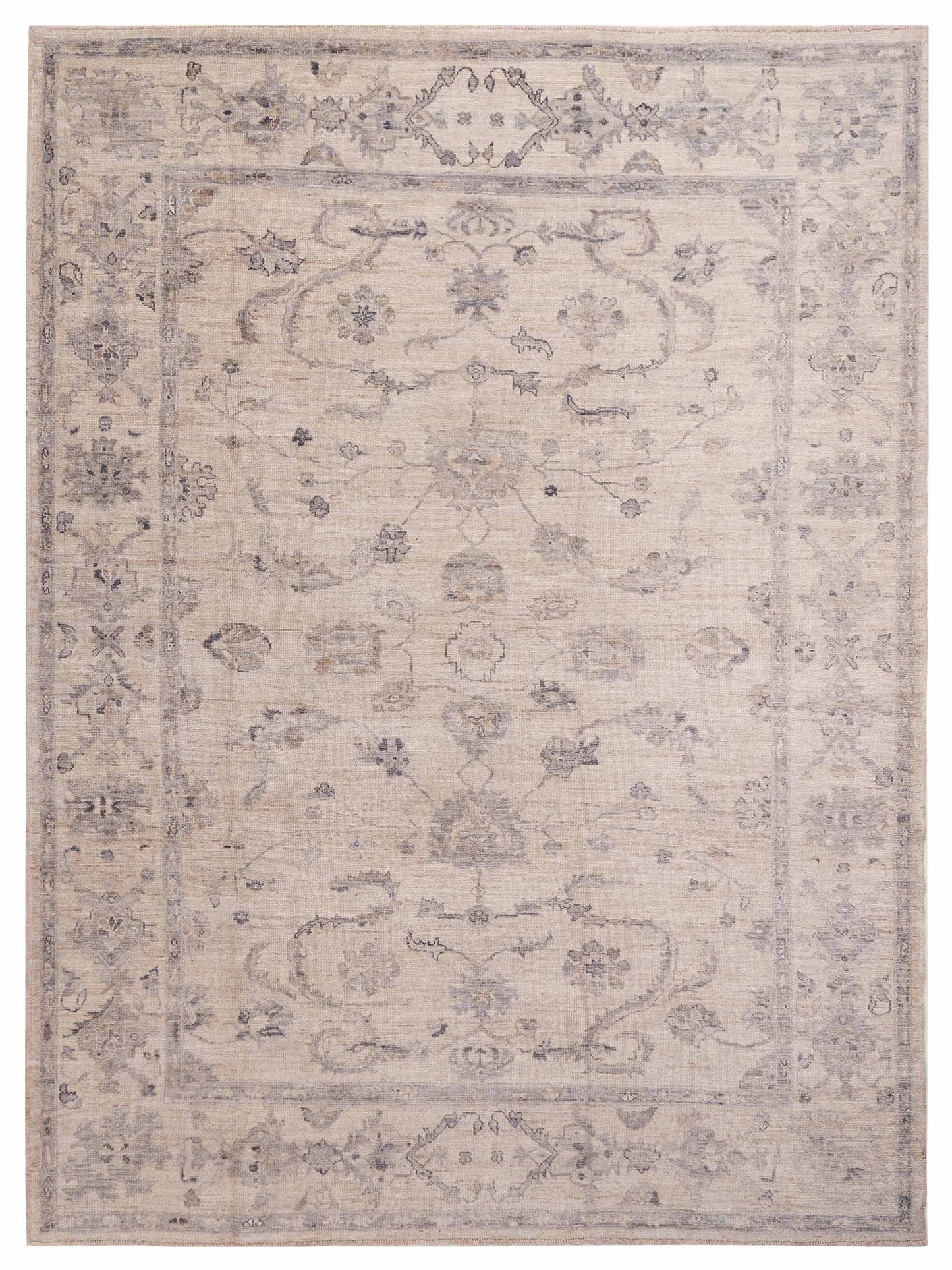 Anadol Angora Oushak  Ivory Ivory Traditional