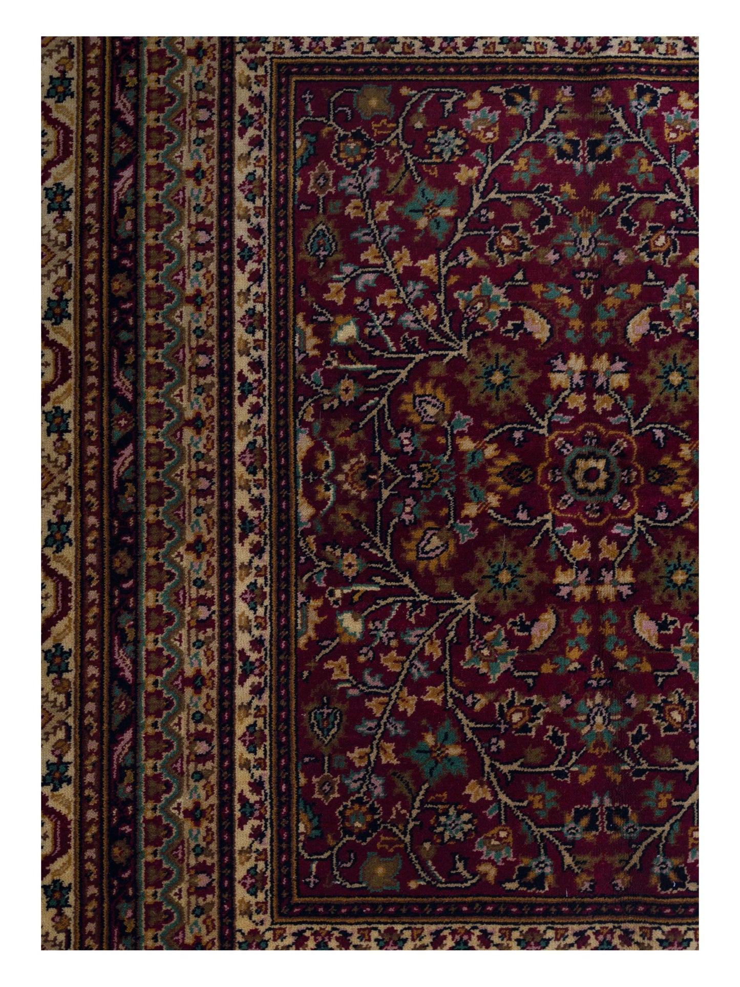 Sivas 115835 Red Ivory 4x6 Hand Knotted Rug