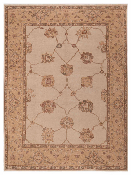 Pasha Anadol Oushak  Ivory Gold Transitional
