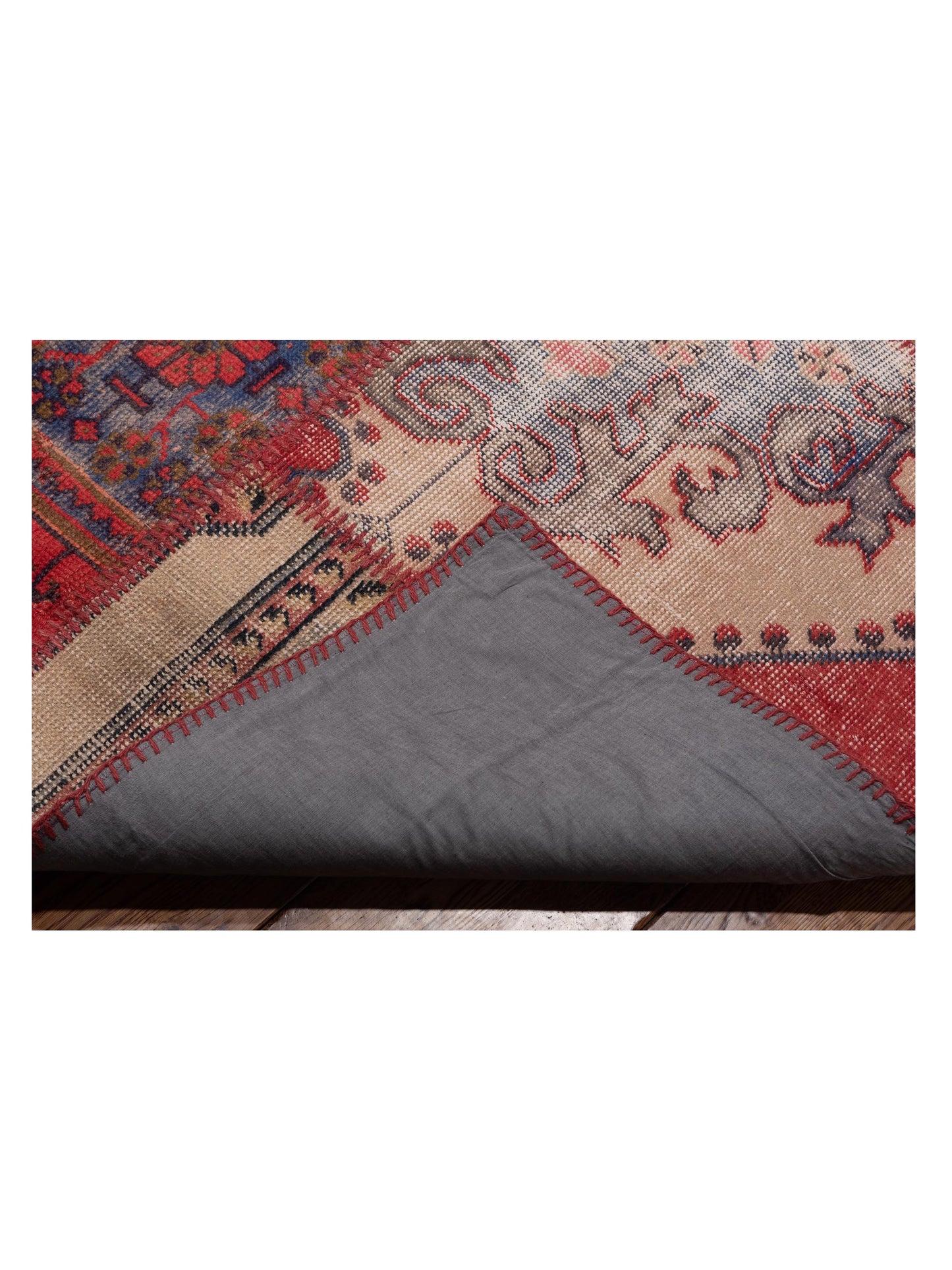 Turkish Vestige Patchwork 130982 Multi 12x17.11 Hand Knotted Rug