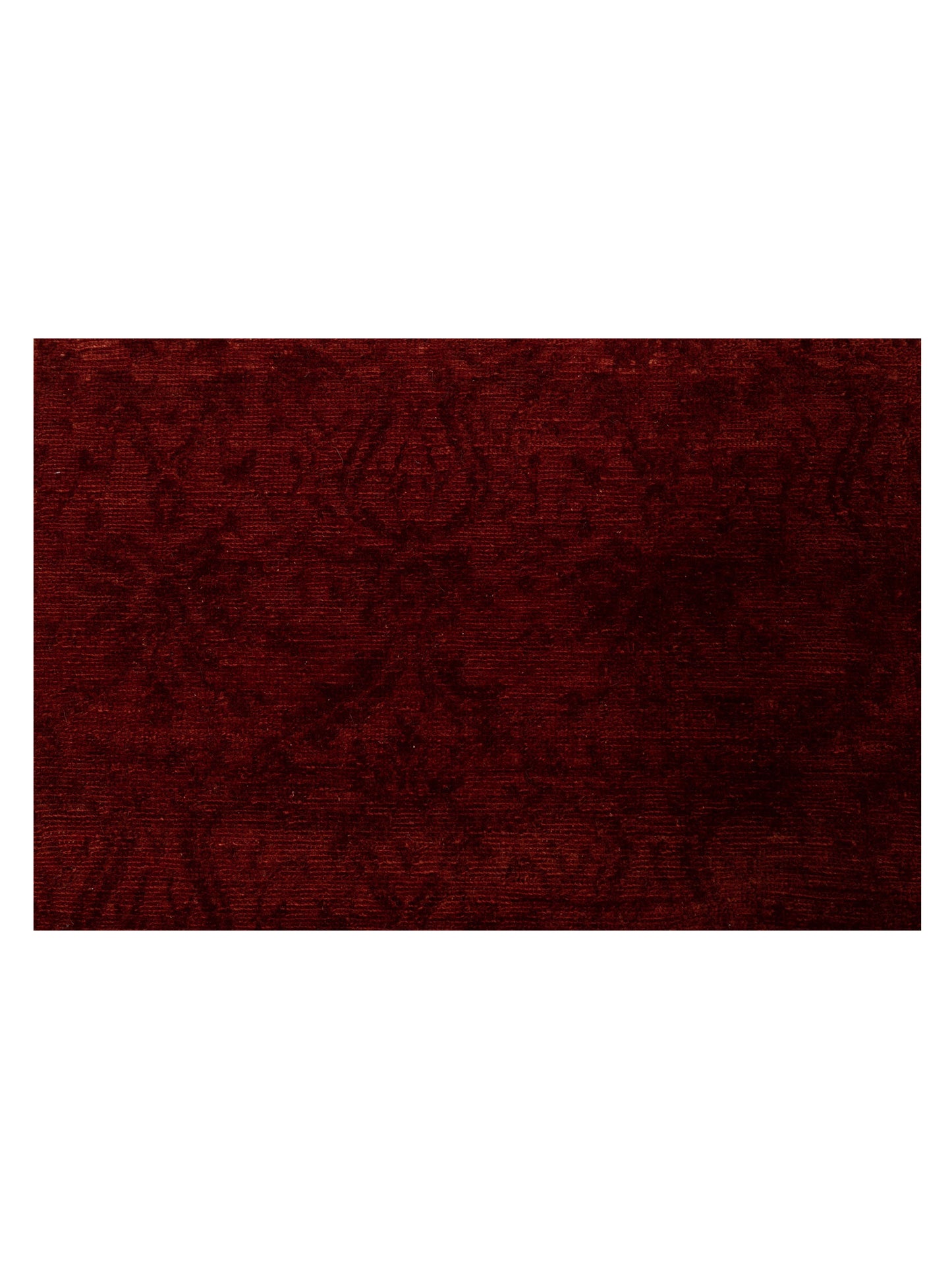 Defne Begonia Red Red 6.2x8.11 Hand Knotted Rug