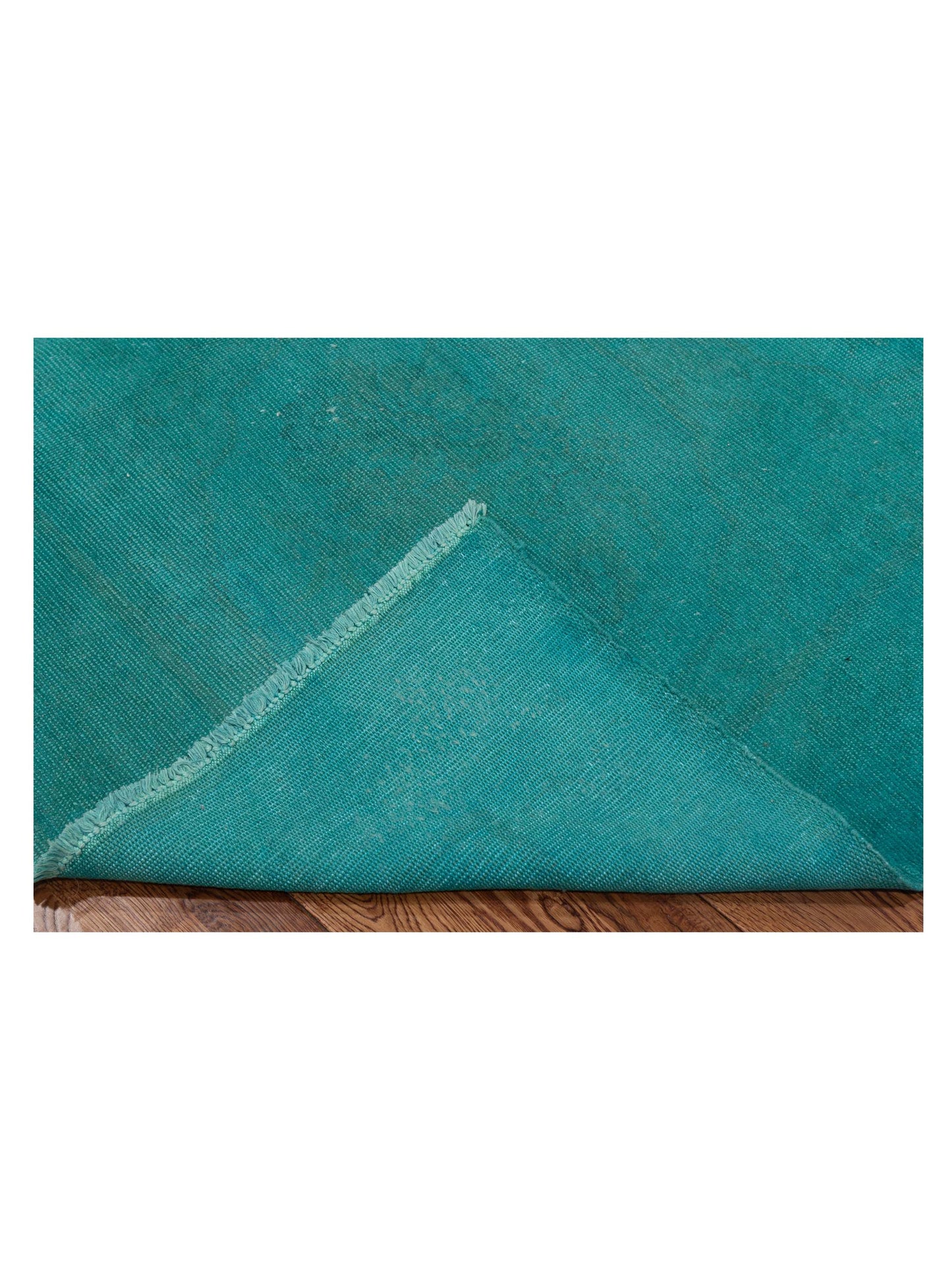 Vintage 110290 Turquoise 5x6.1 Hand Knotted Rug