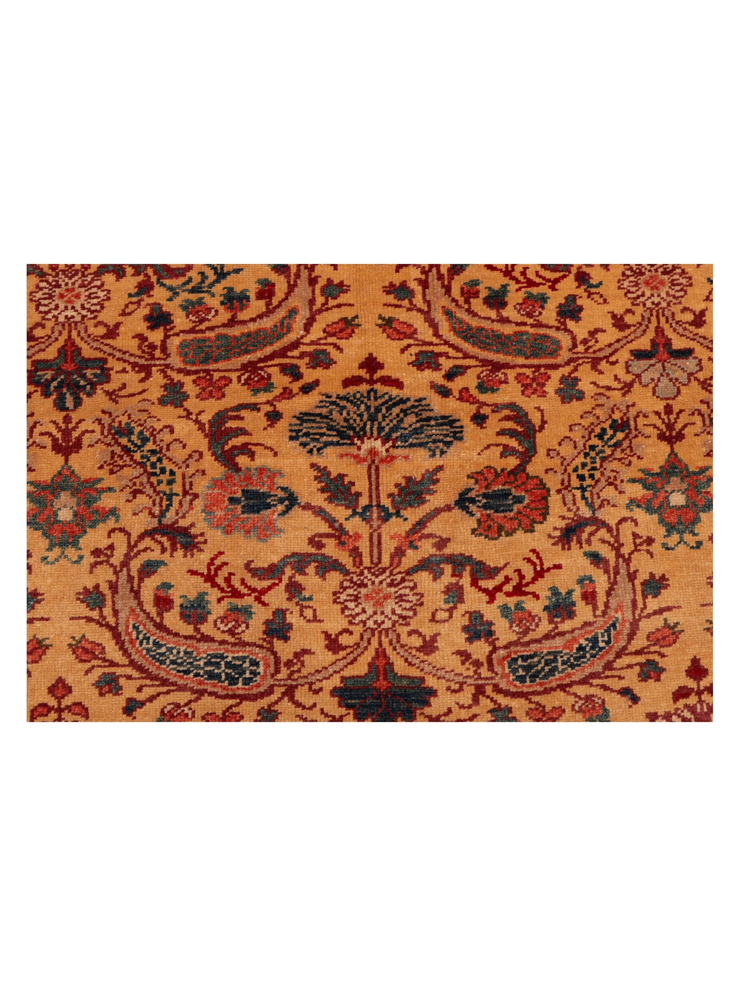 Antique Loom 147423 Gold Rust 6.9x8.4 Hand Knotted Rug
