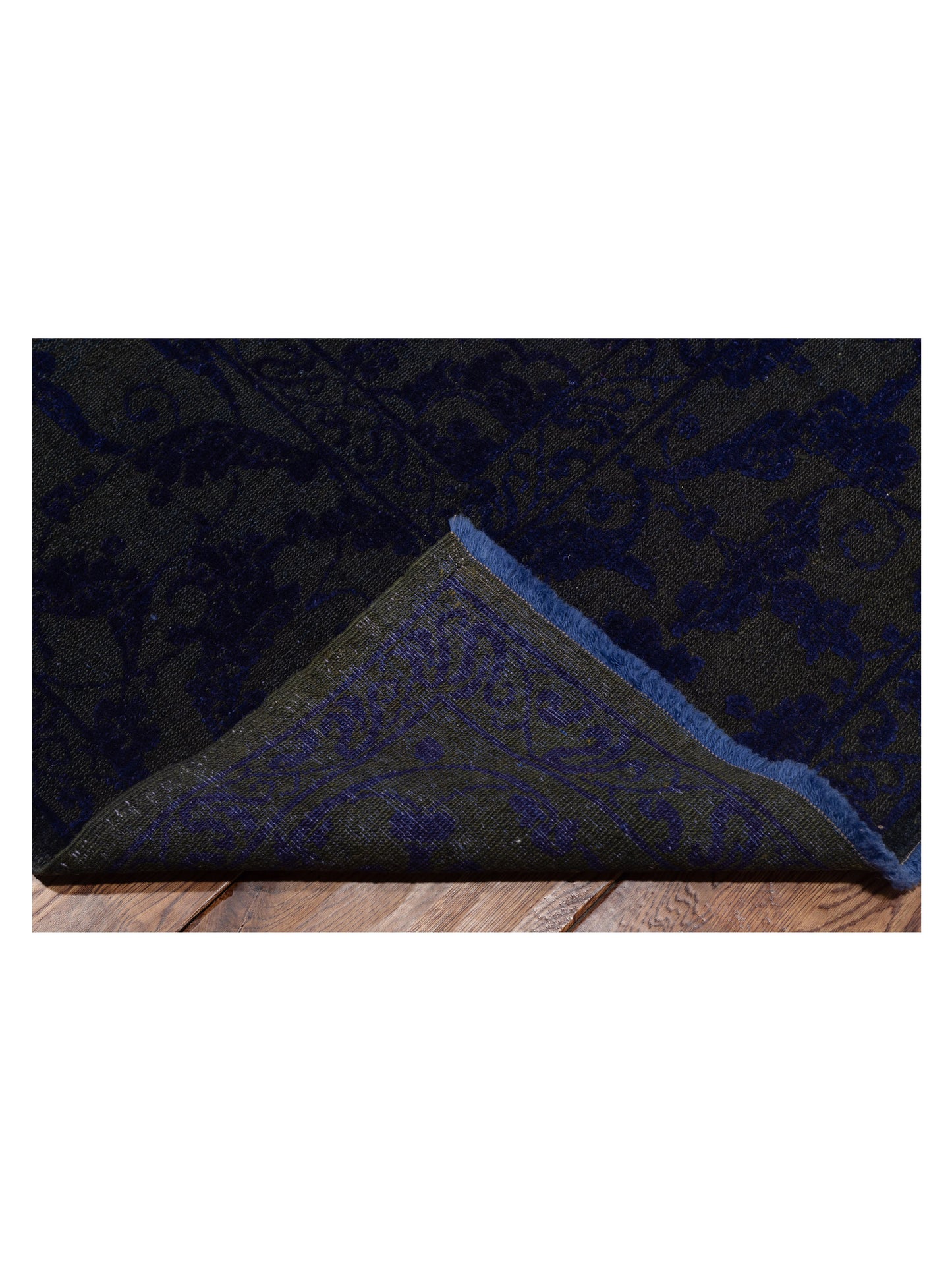 Color Bouquet 114937 Charcoal Purple 9.2x10.10 Hand Knotted Rug