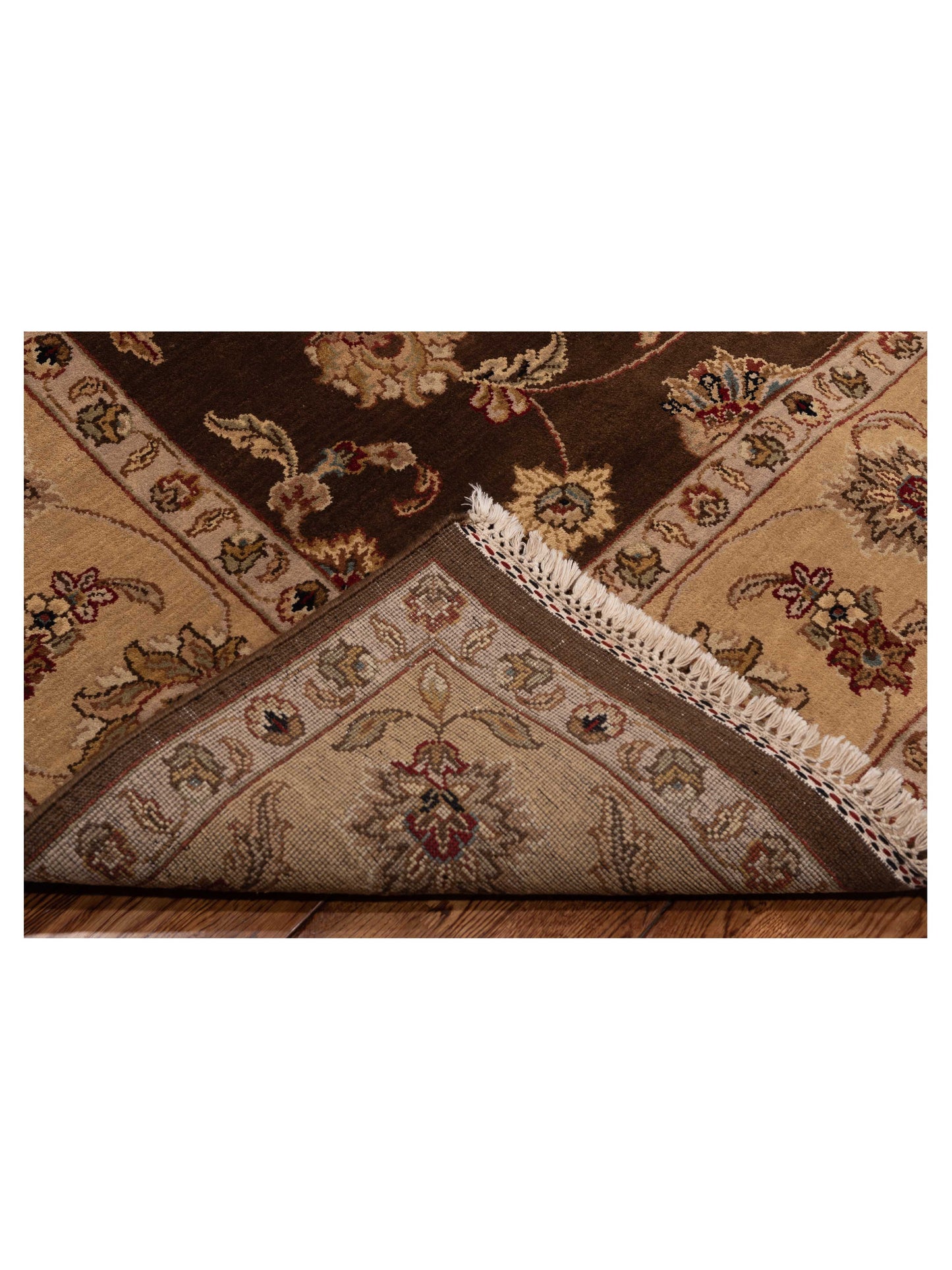 Royal 95474 Brown Gold 8x10 Hand Knotted Rug