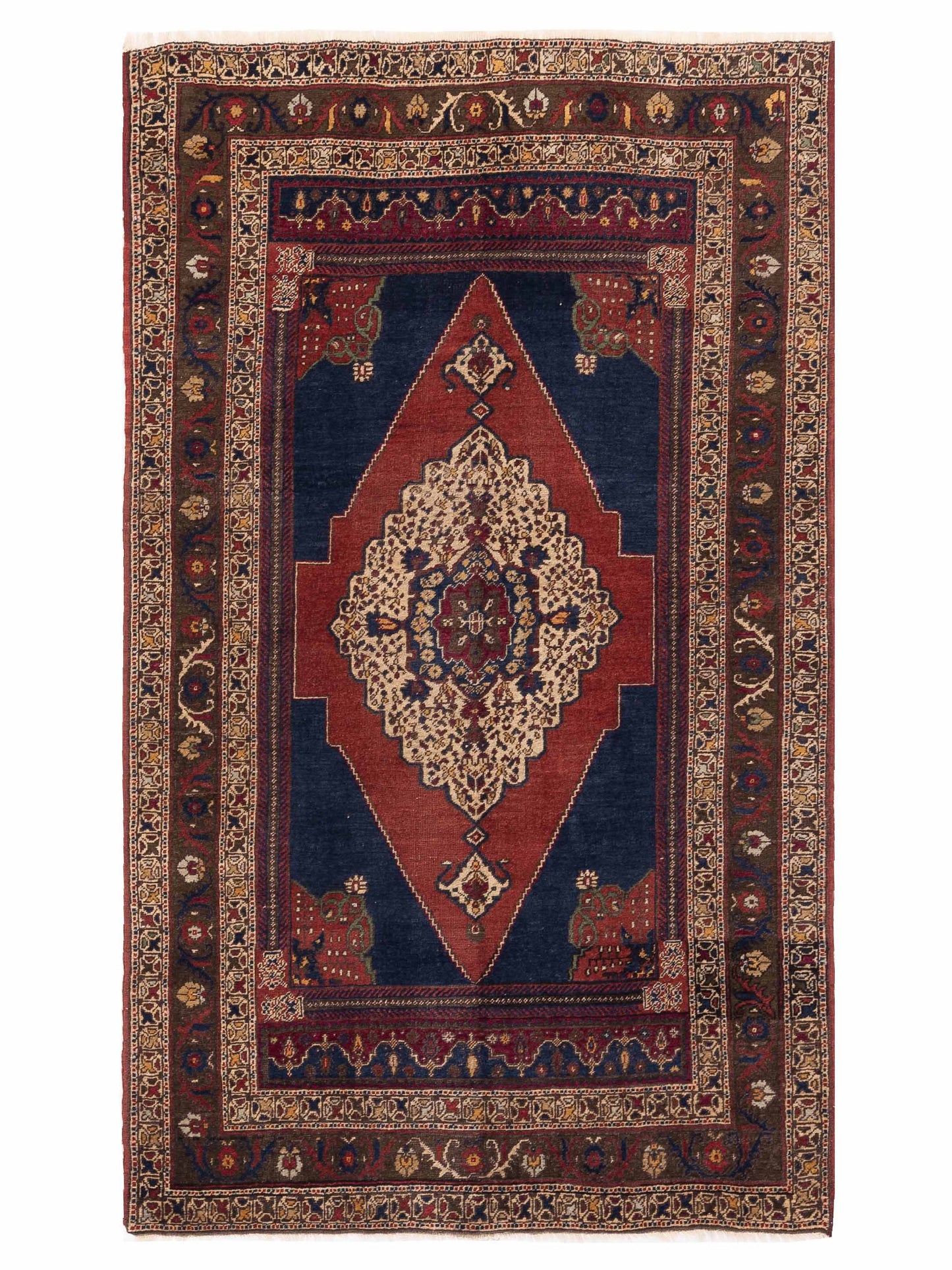 Pasha Old Anatolian  Brick Brown Traditional