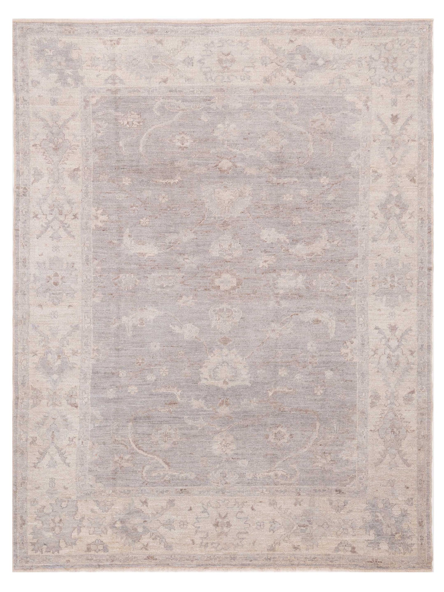 Anadol Angora Oushak  Gray Ivory Traditional