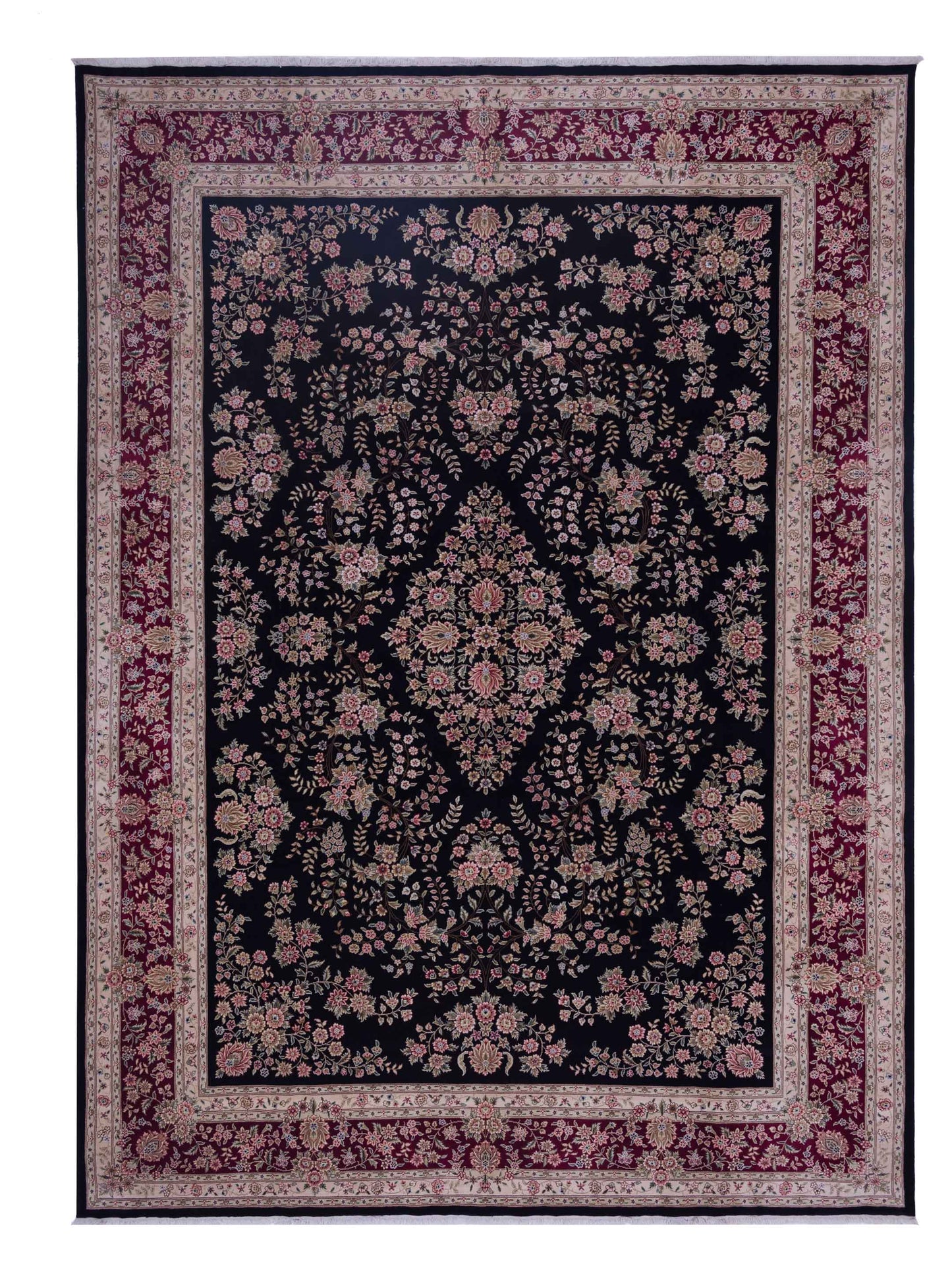 Pasha Magnolia  Black Red Traditional