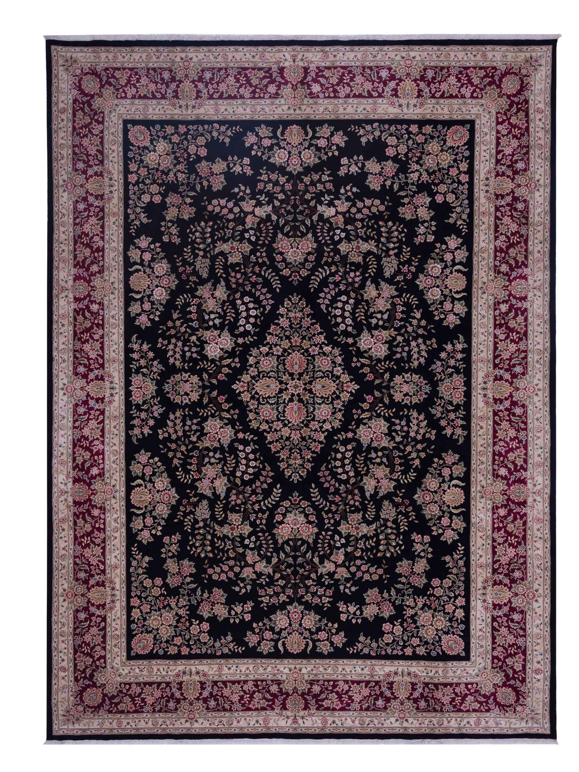 Pasha Magnolia  Black Red Traditional