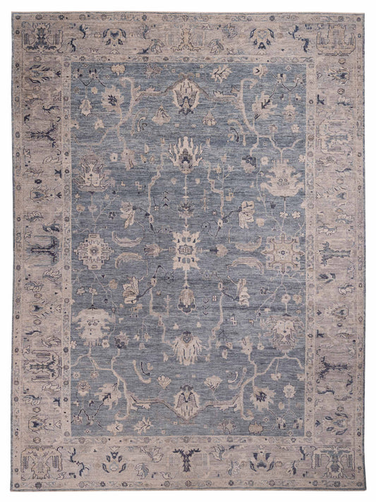 Anadol Angora Oushak  Blue Gray Traditional