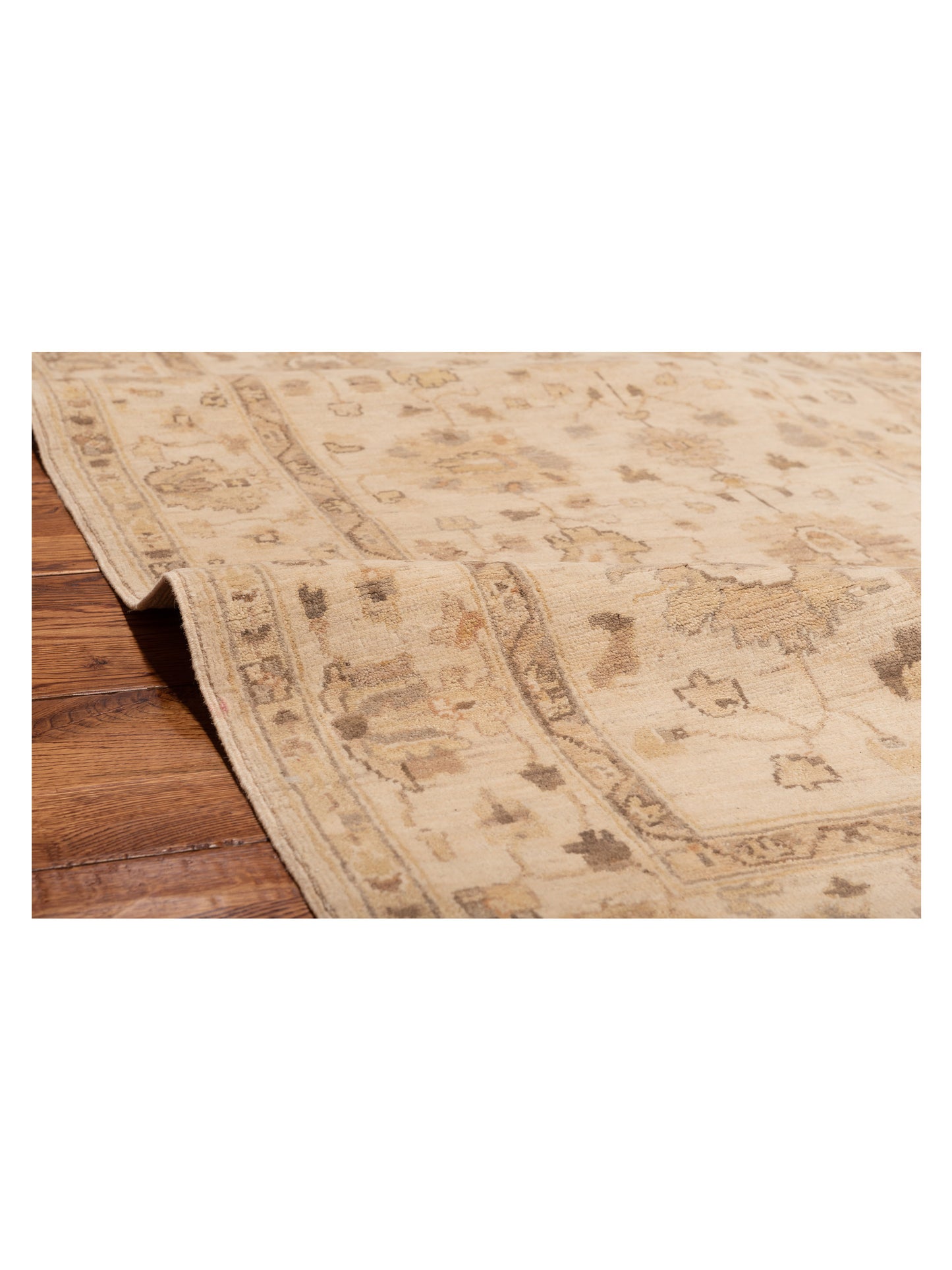 Laila 112581 Ivory Ivory 3.10x5.10 Hand Knotted Rug
