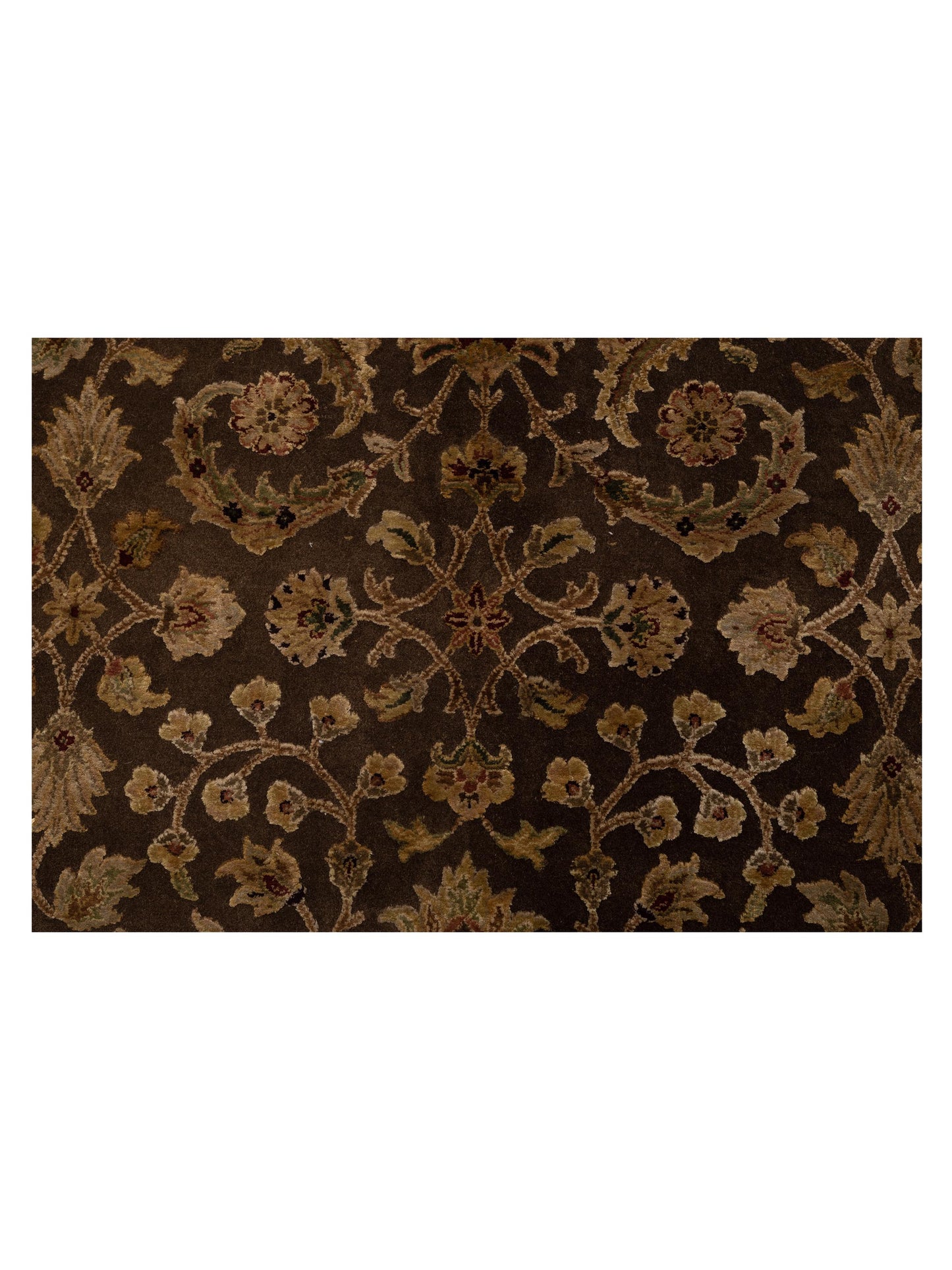 Imperial Silk 122299 Brown Ivory 7.10x10.5 Hand Knotted Rug