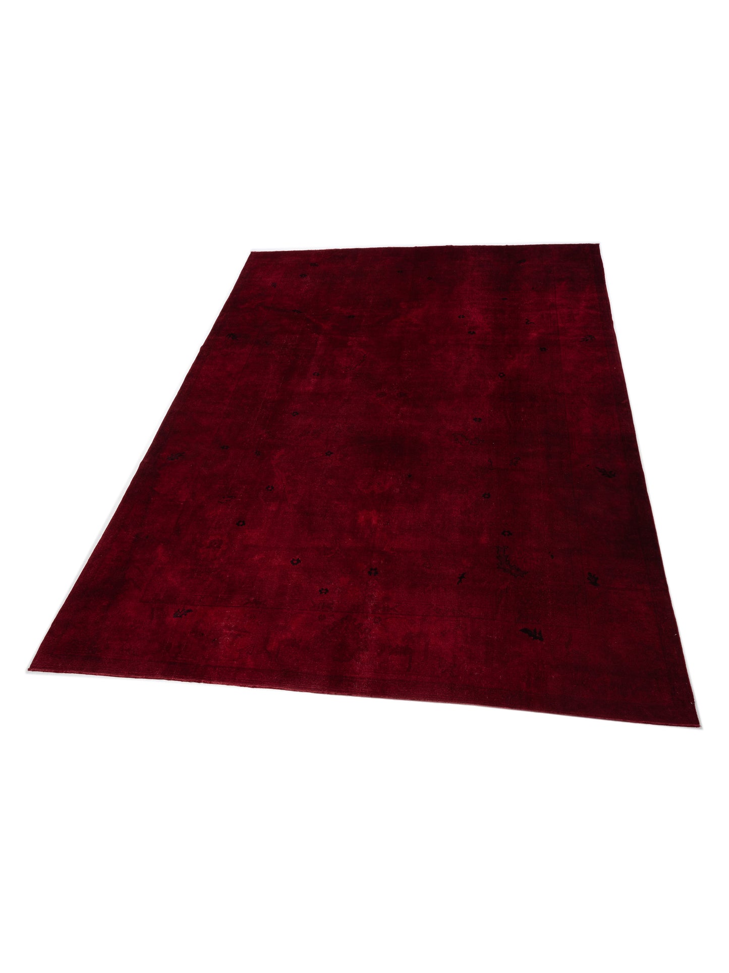 Vintage 76188 Red 11.5x14.7 Hand Knotted Rug