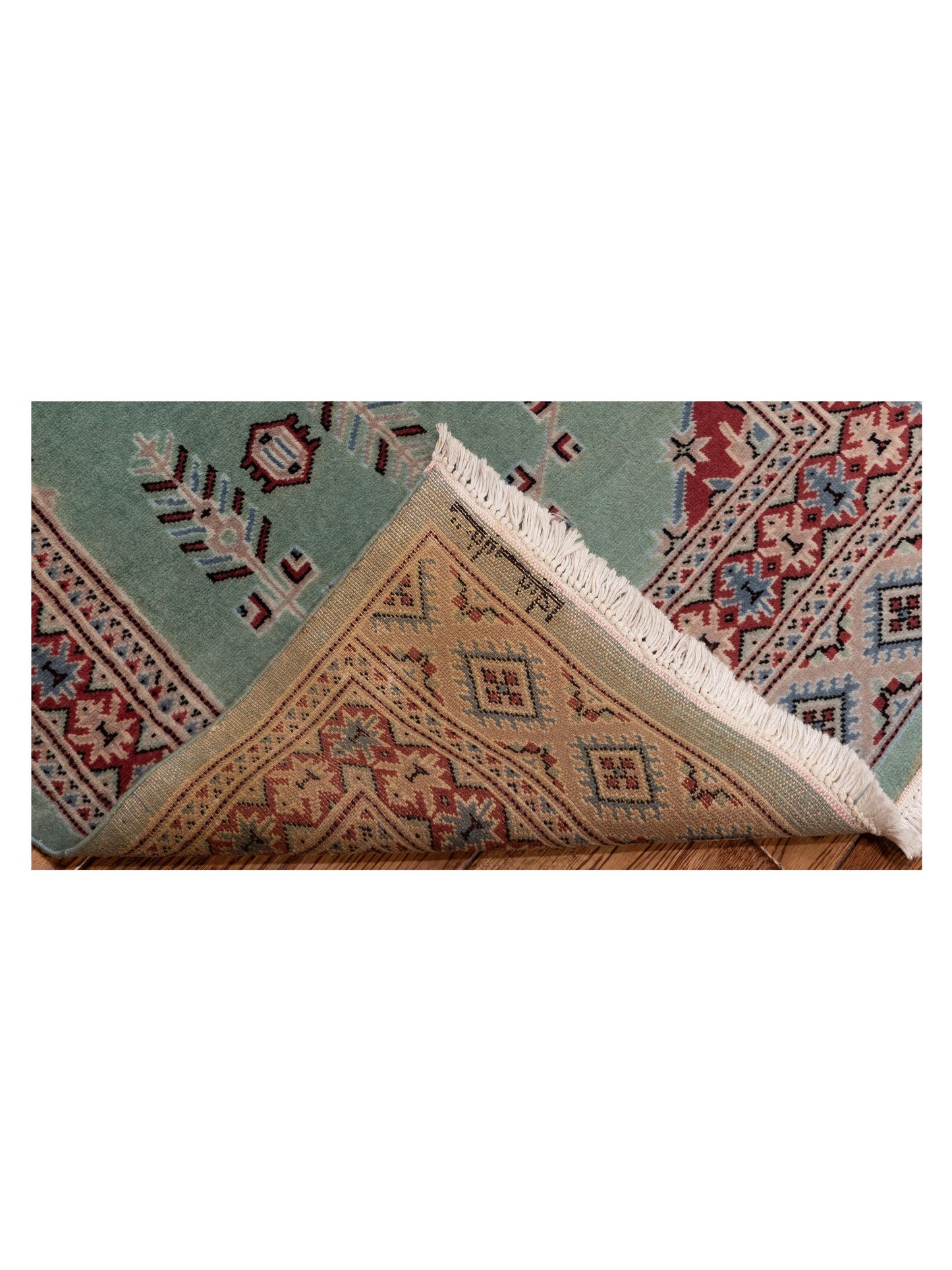 Bokhara 146673 Green Beige 2.8x4.10 Hand Knotted Rug