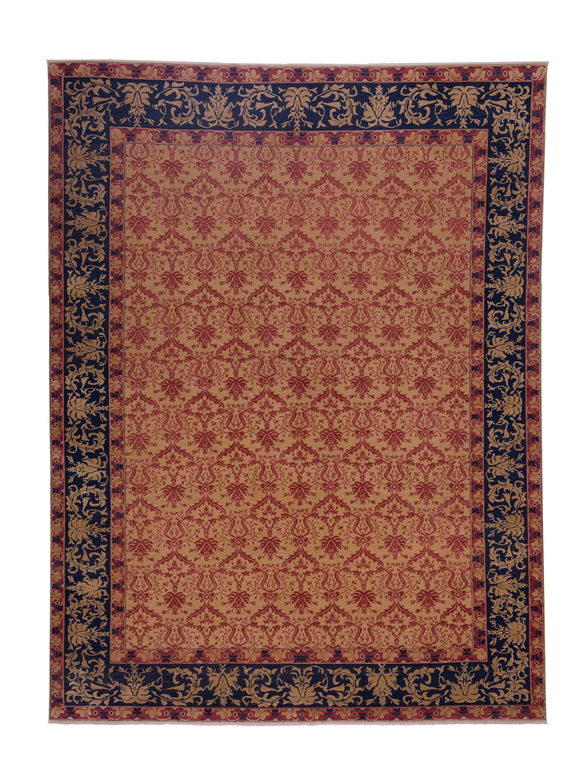 Pasha Antique Loom  Camel Navy Transitional