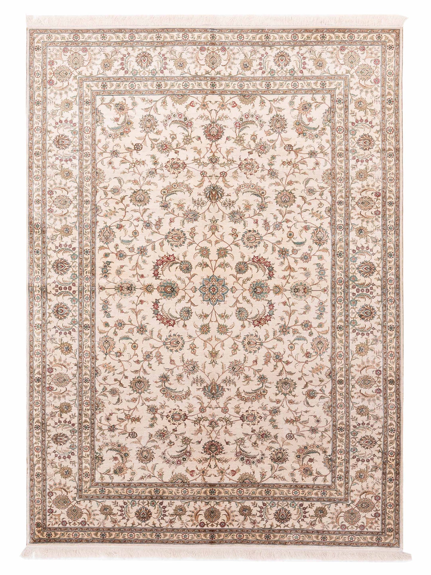 Pasha Pure Silk  Ivory Ivory Traditional