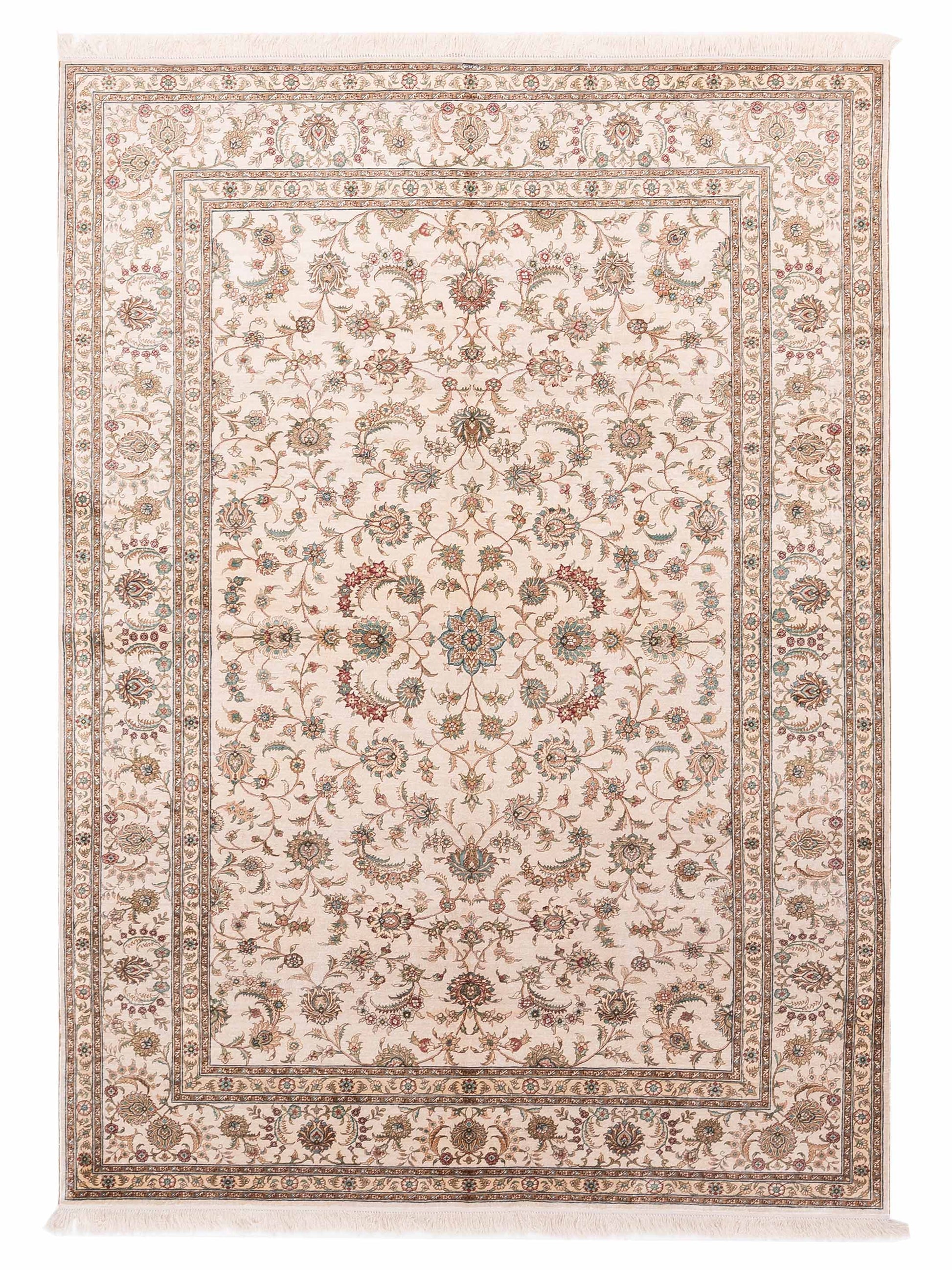 Pasha Pure Silk  Ivory Ivory Traditional