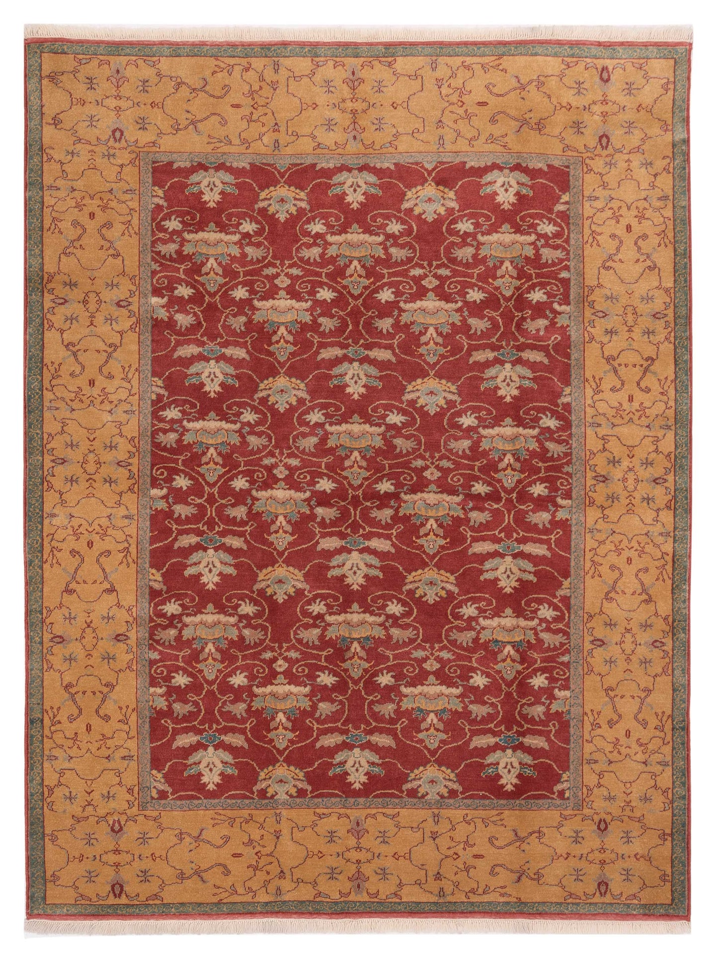 Pasha Antique Loom  Rust Gold Transitional