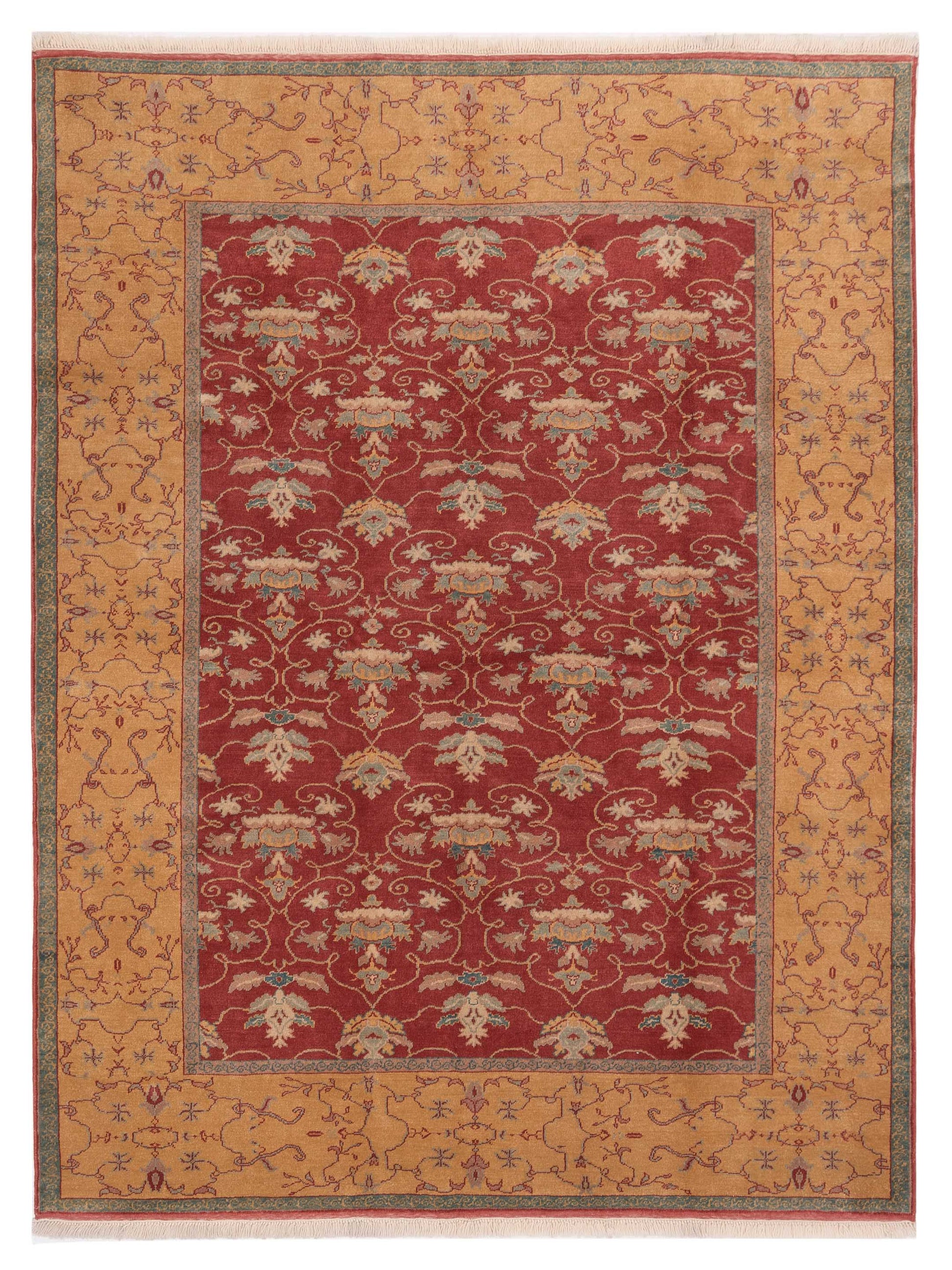 Pasha Antique Loom  Rust Gold Transitional