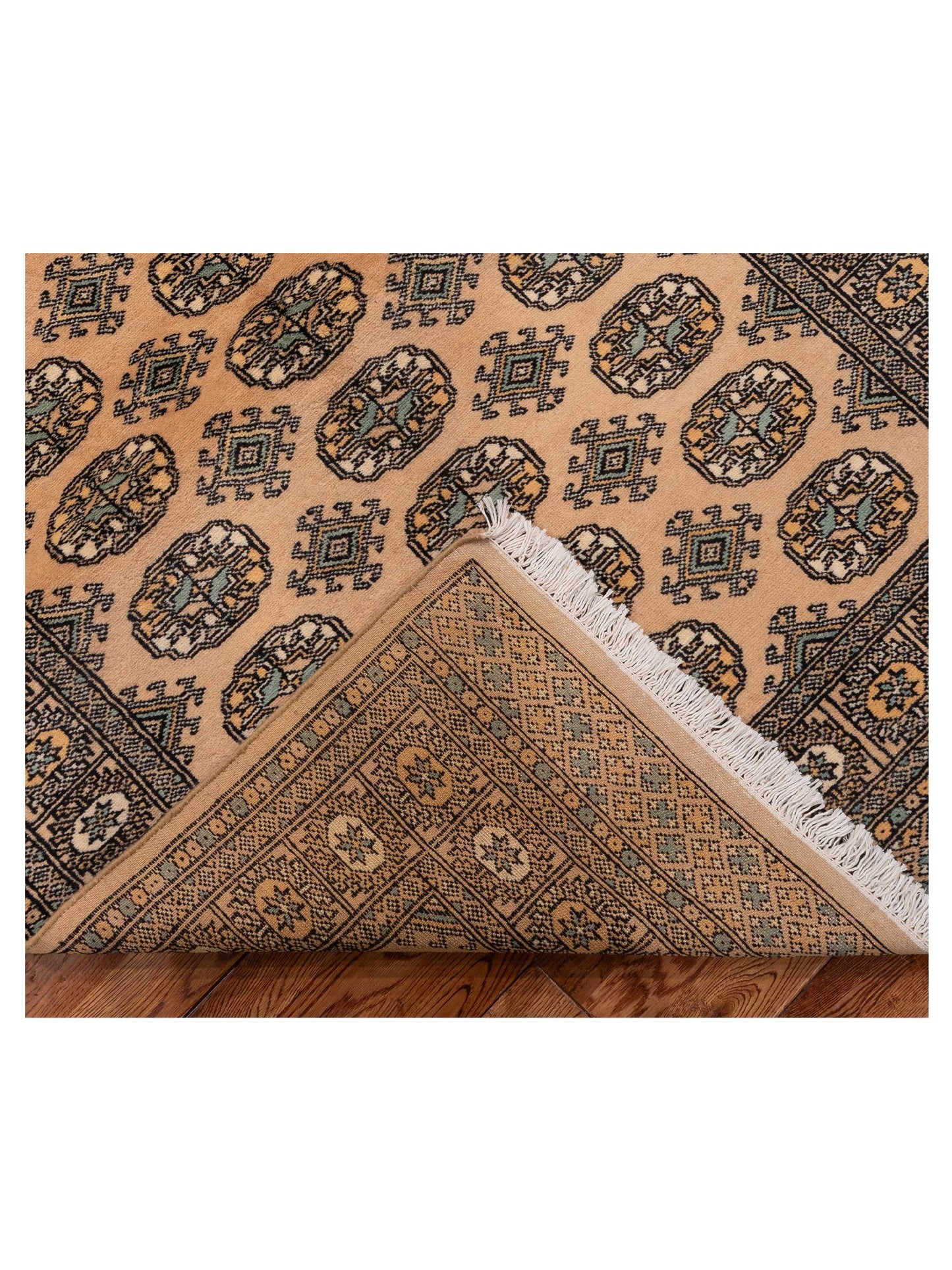Bokhara 151386 Beige Beige 4.1x6.2 Hand Knotted Rug