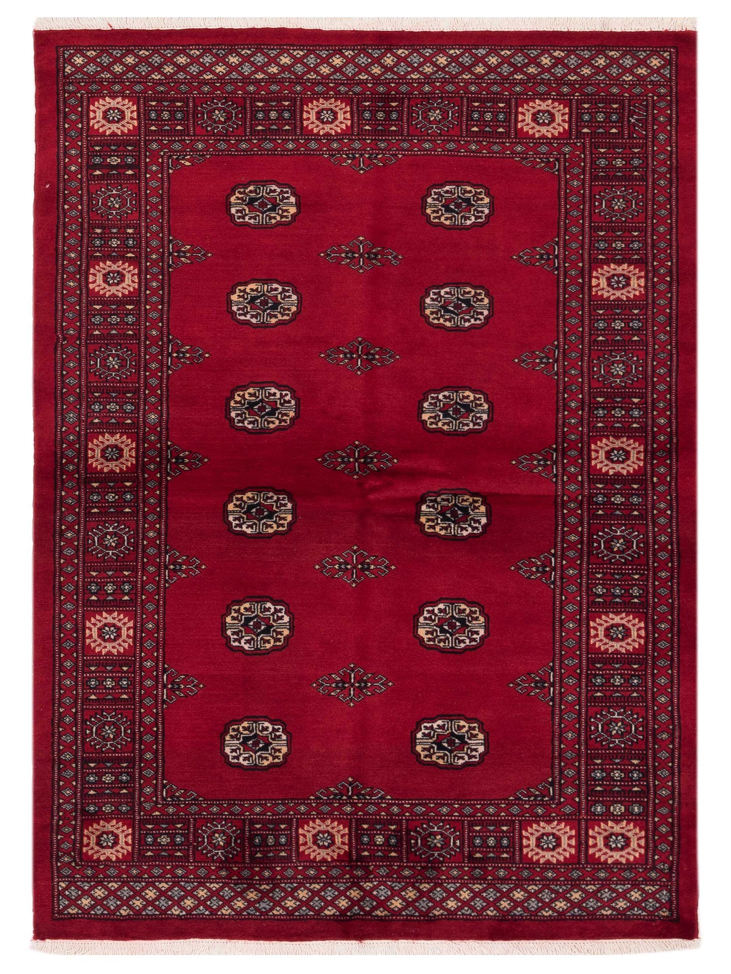 Nomad Bokhara  Red Red Traditional