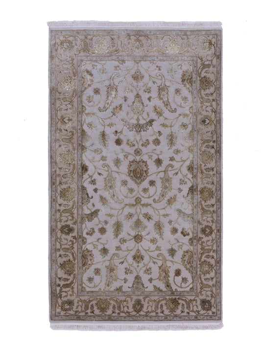 Rajpur Imperial Silk  Ivory Beige Traditional