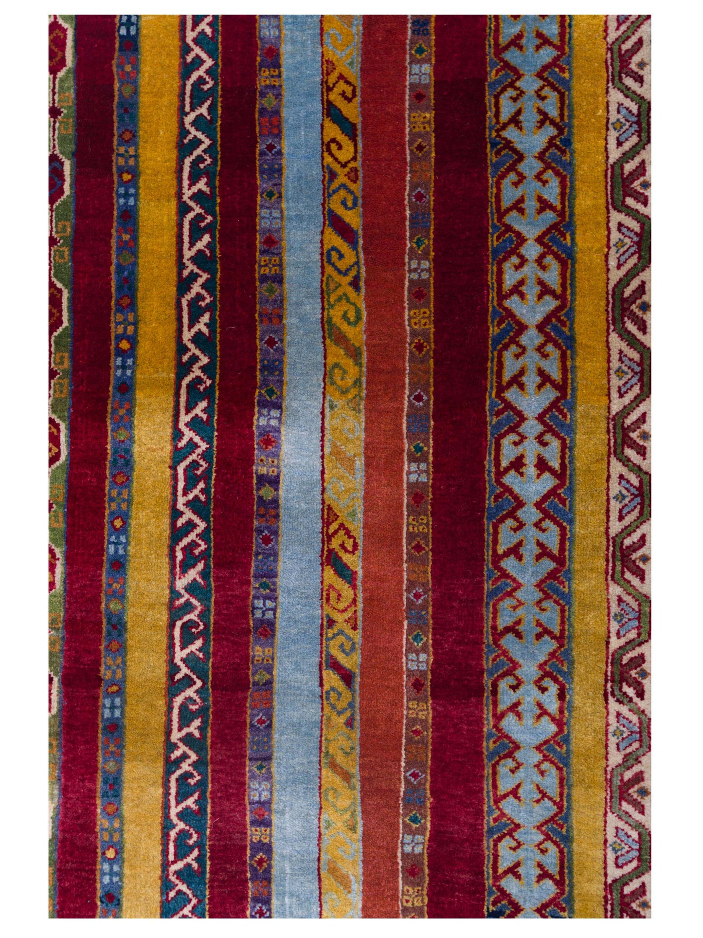 Shawl 115871 Multi 4.4x5.11 Hand Knotted Rug
