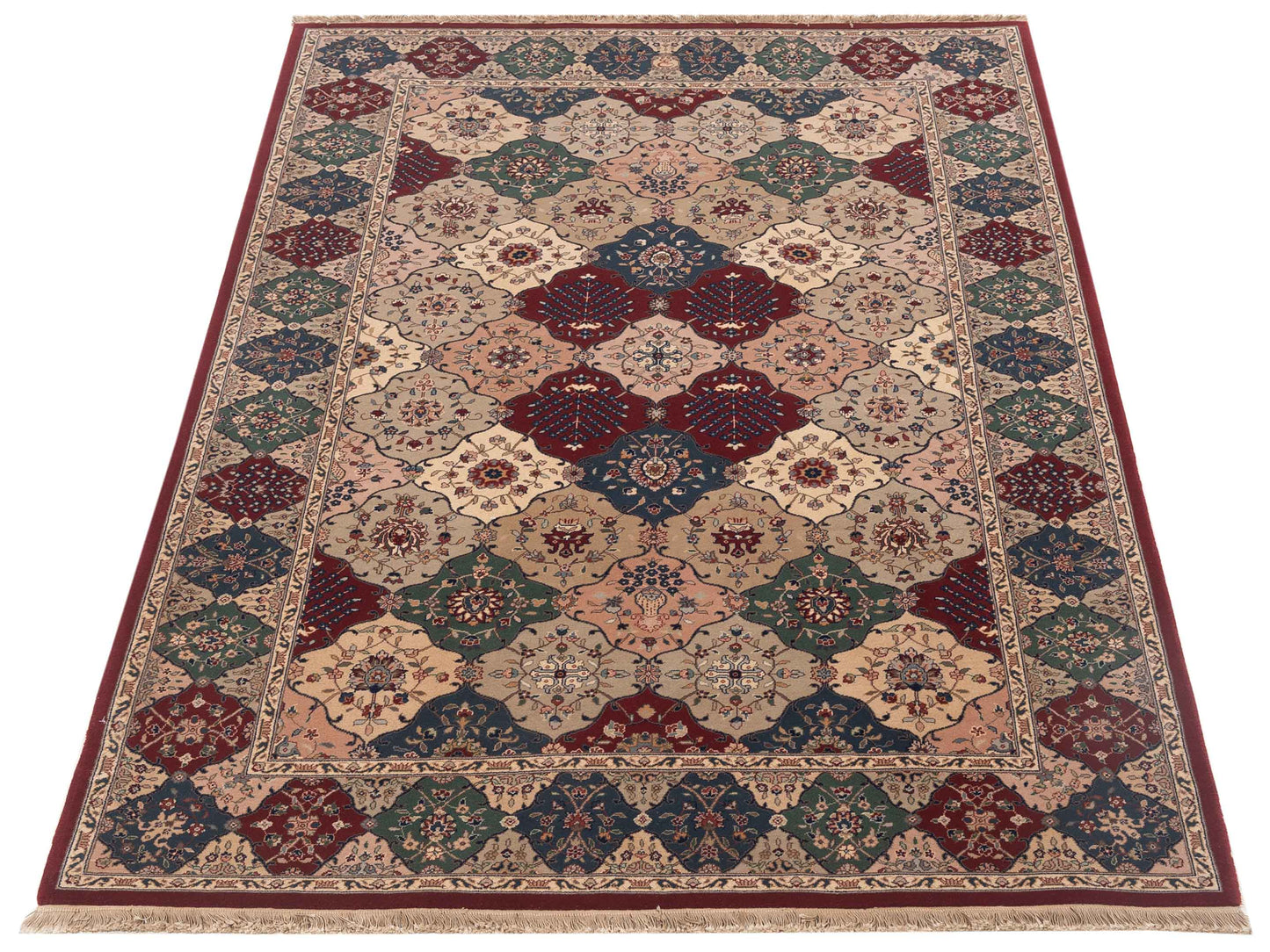 Magnolia 121196 Multi Multi 6x9 Hand Knotted Rug