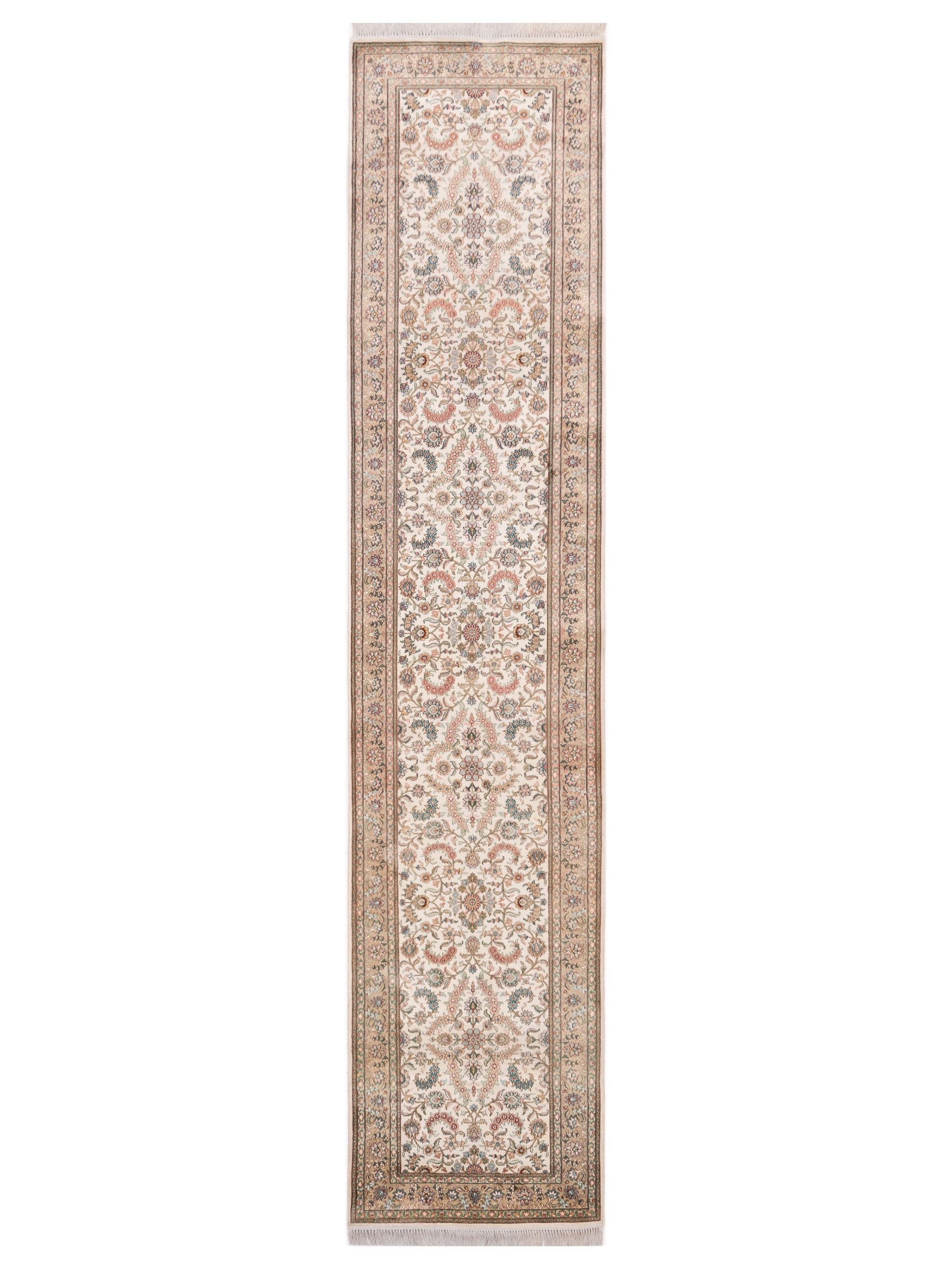 Pasha Pure Silk  Ivory Gold Traditional