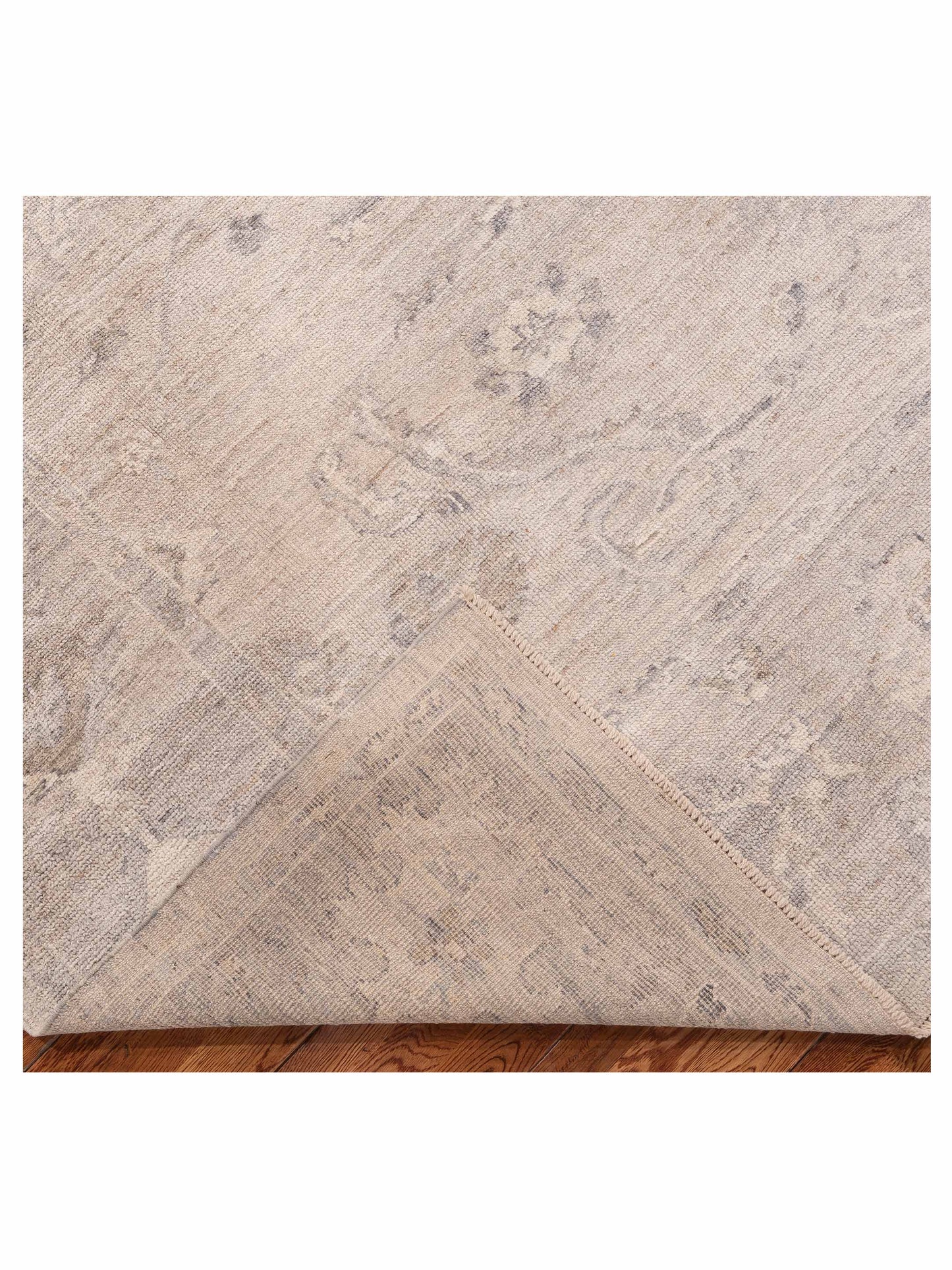 Angora Oushak 156229 Gray Gray 9x11.2 Hand Knotted Rug