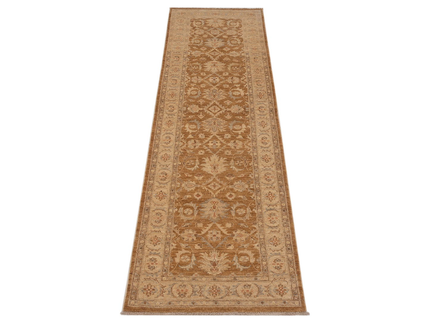 Sultan 119023 Brown Gold 2.9x9.10 Hand Knotted Rug