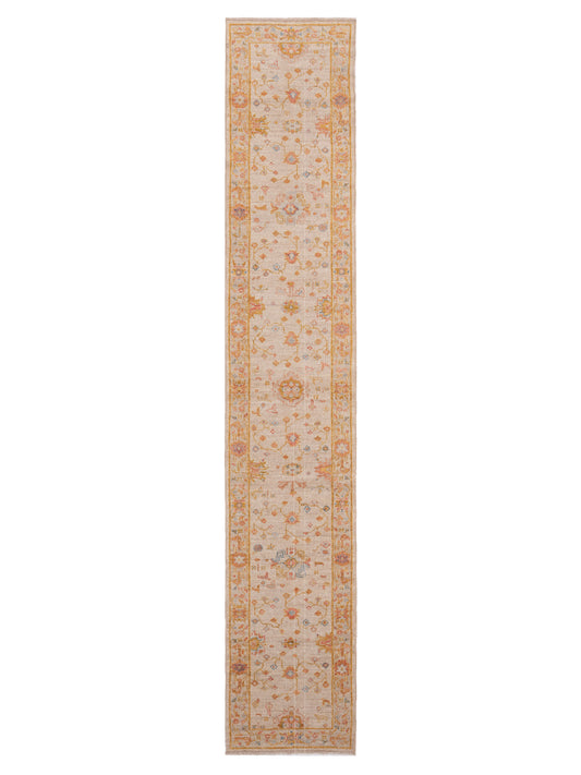 Anadol Angora Oushak  Ivory Ivory Traditional