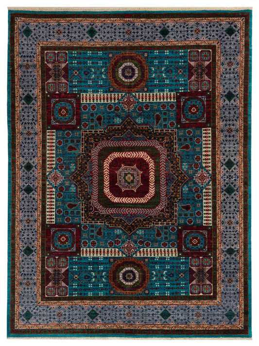 Nomad Super Mamluk  Blue Gray Geometric