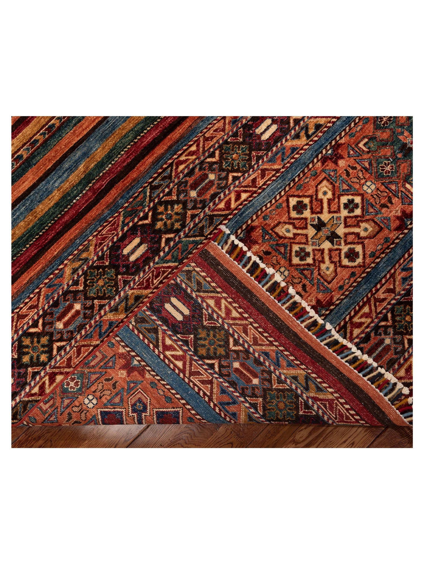 Khorjin 151954 Multi Multi 8.1x9.11 Hand Knotted Rug
