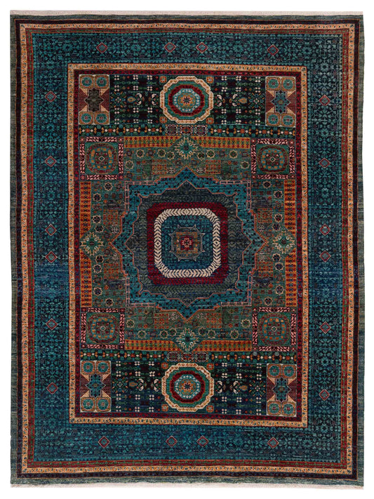 Nomad Super Mamluk  Green Blue Traditional