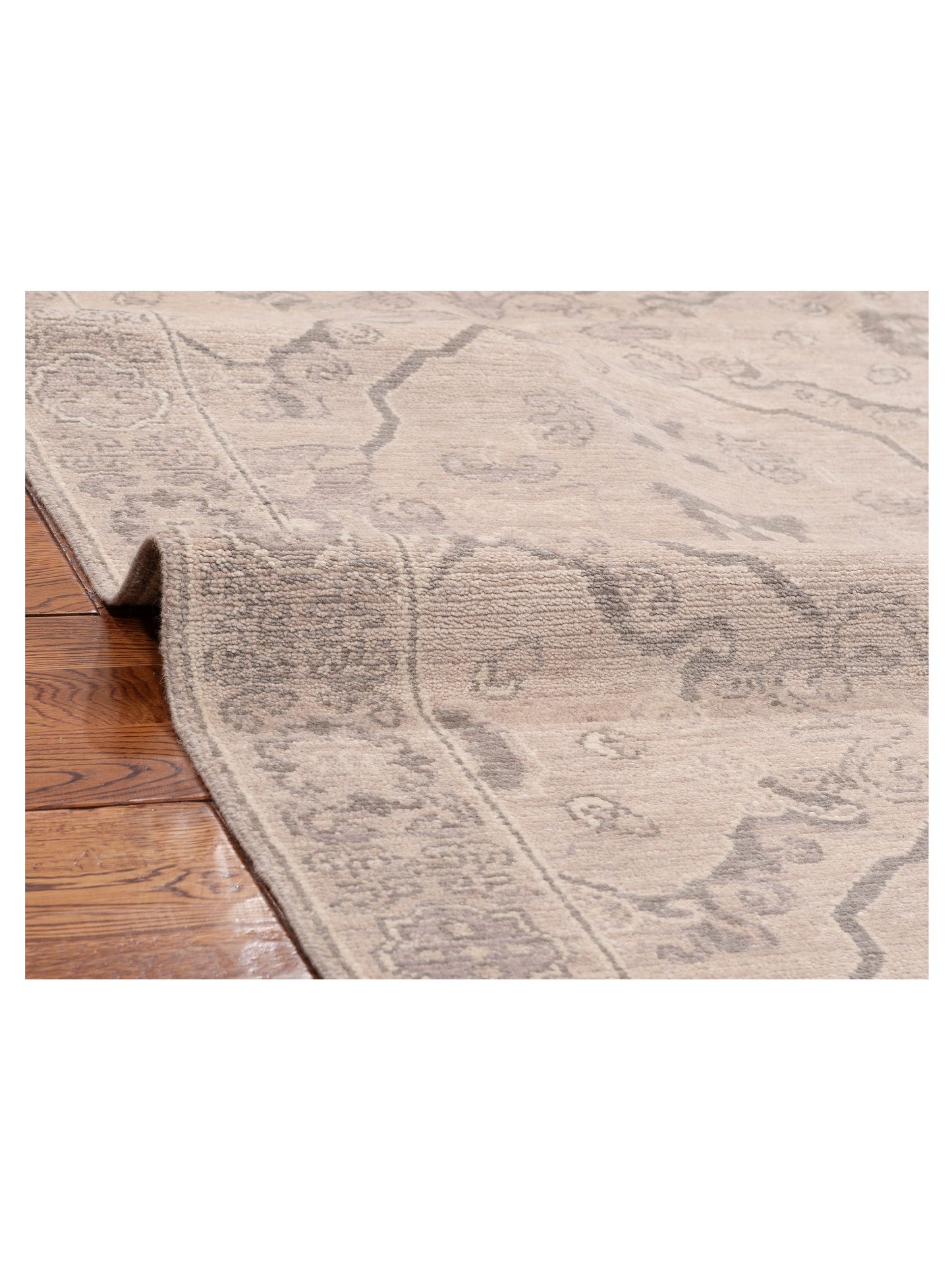Andalusia 125242 Gray Green 6x9.1 Hand Knotted Rug