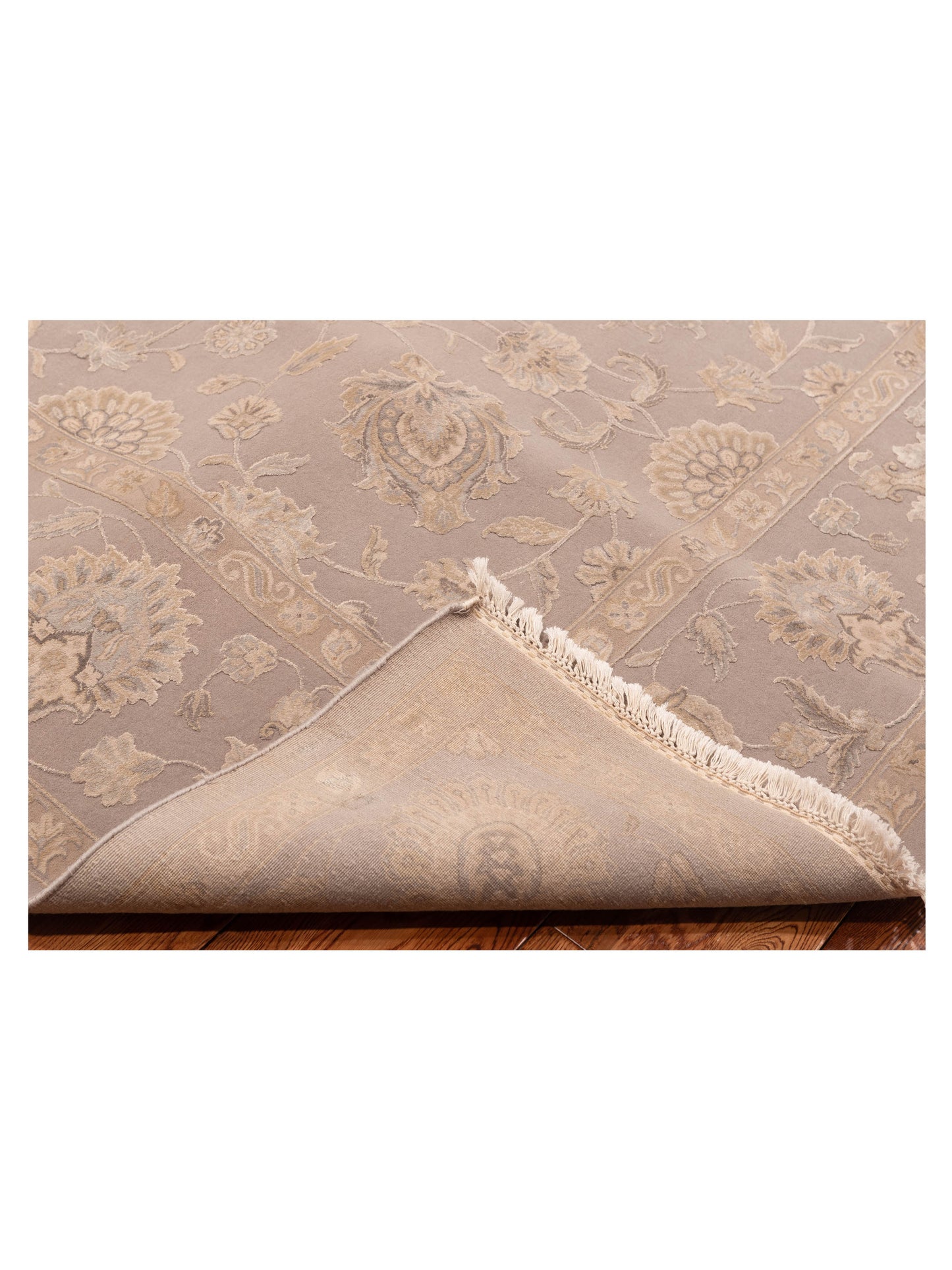 Imperial Silk 141443 Silver 9.2x12.2 Hand Knotted Rug
