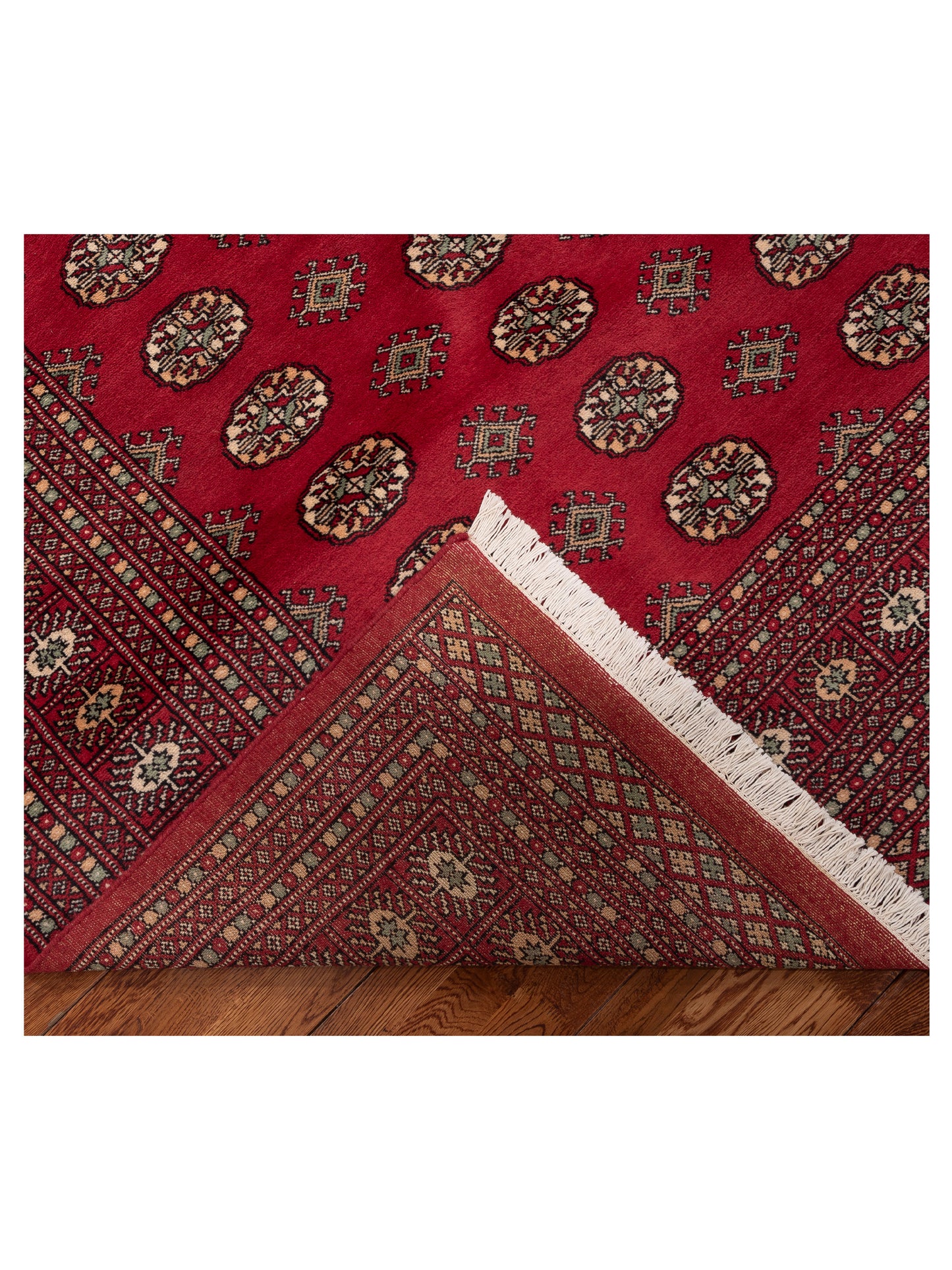 Bokhara 153393 Red Red 9.2x11.11 Hand Knotted Rug