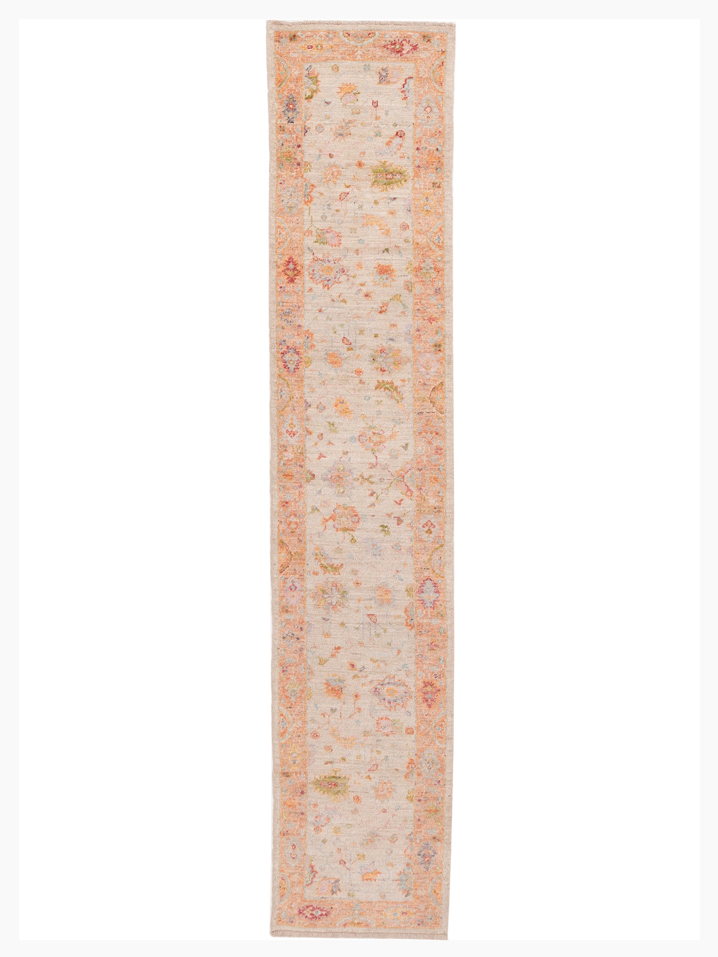 Anadol Angora Oushak  Ivory Pink Traditional