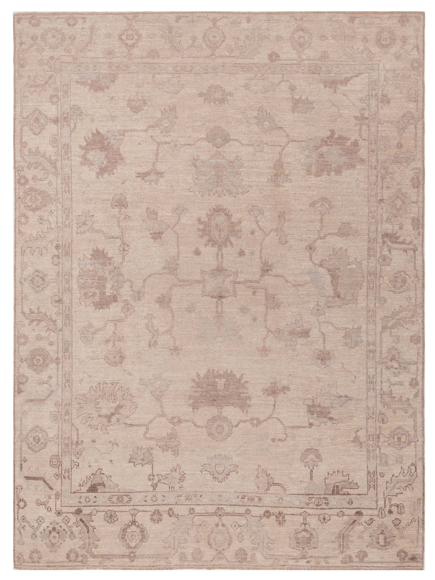 Anadol Angora Oushak  Beige Beige Traditional