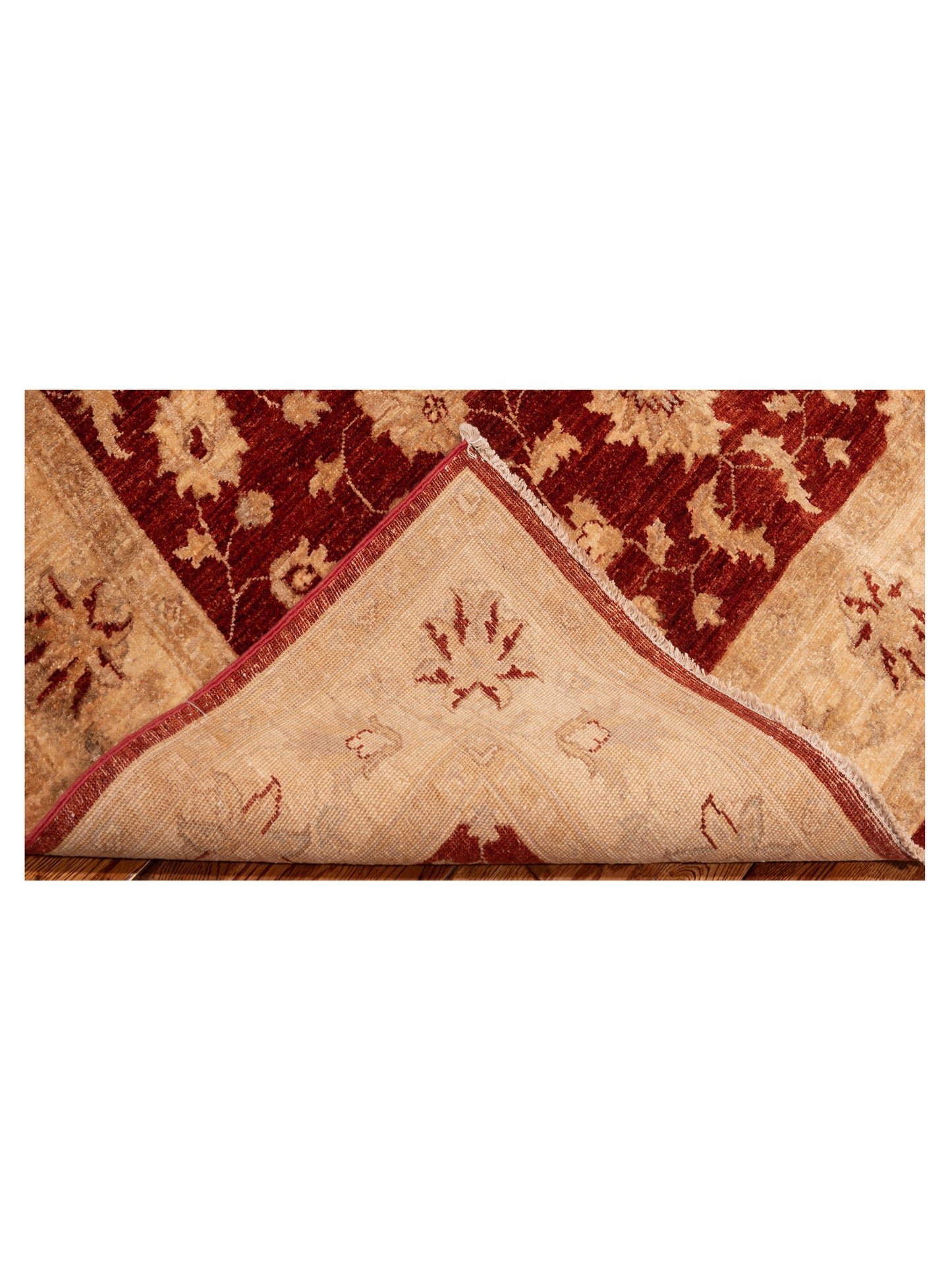 Sultan 121707 Red Ivory 5.4x6.11 Hand Knotted Rug