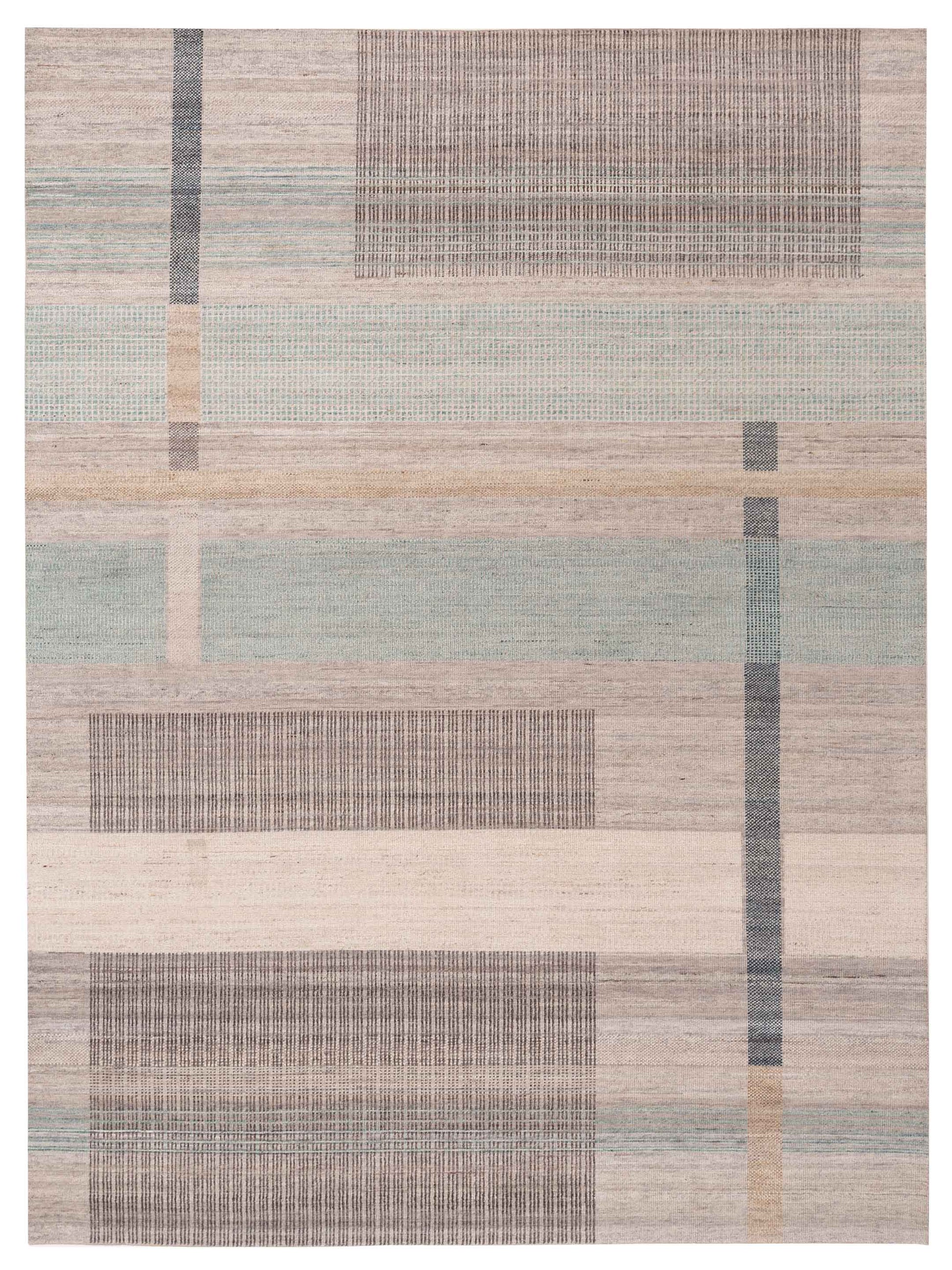 Rajpur Aurore  Brown Green Contemporary