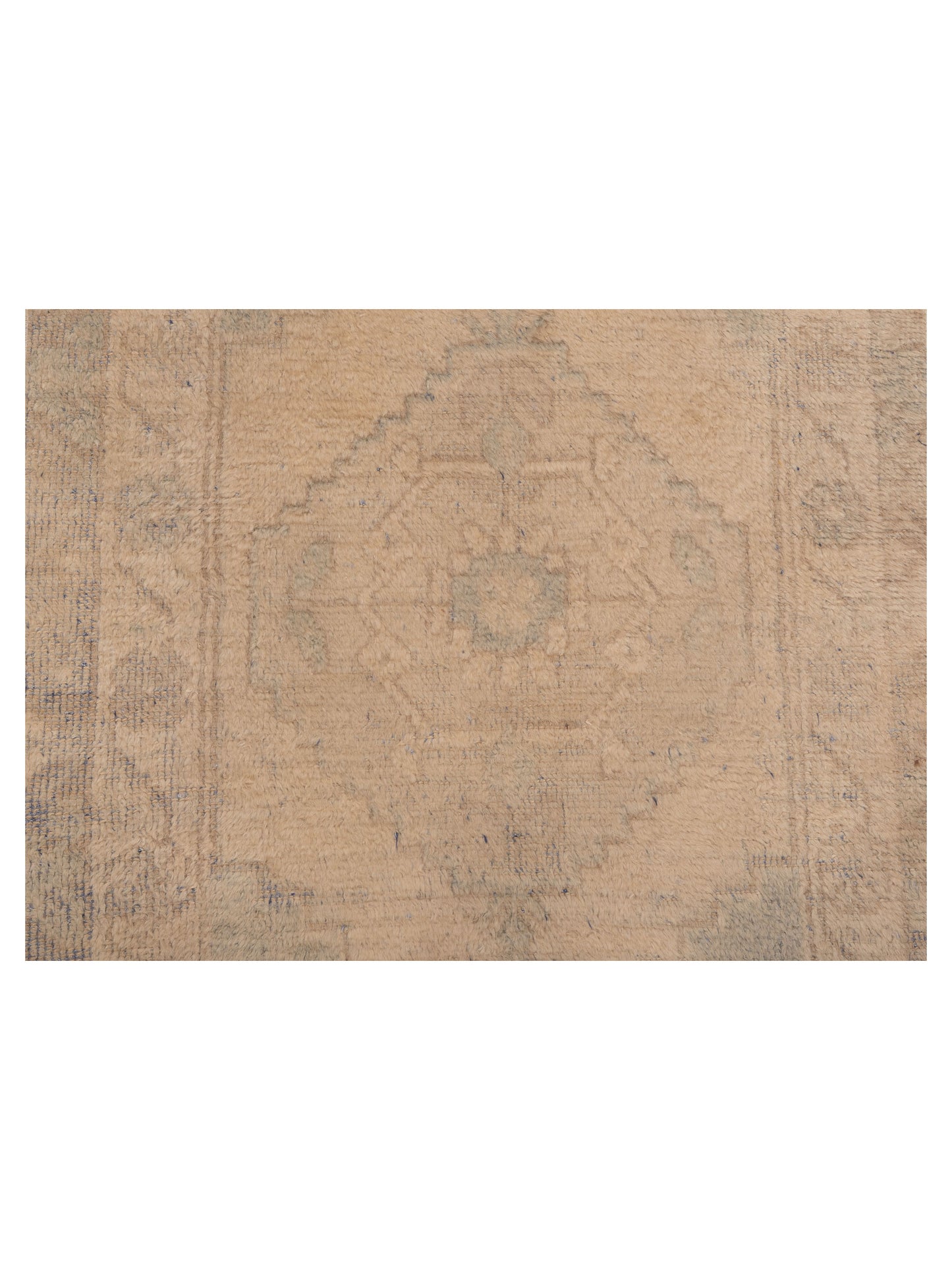 Vintage 142830 Beige 2.9x9.11 Hand Knotted Rug