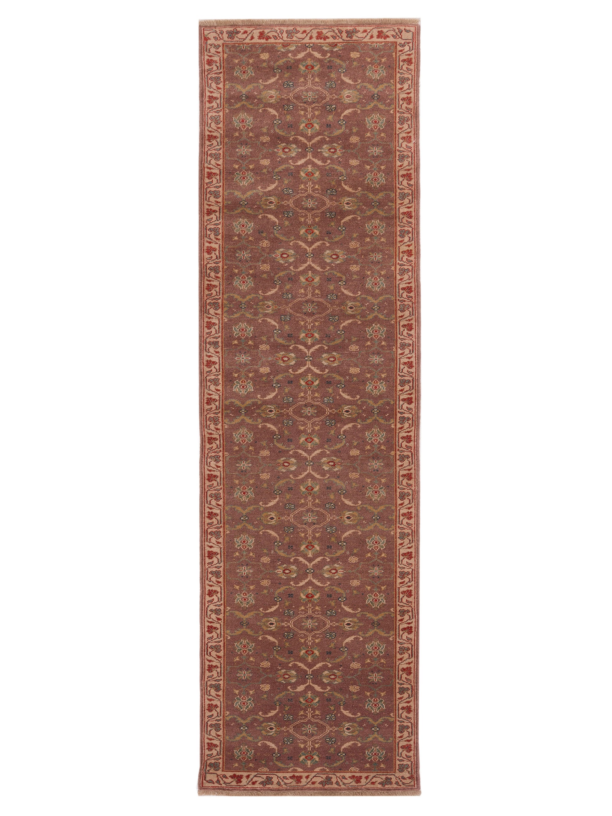 Pasha Antique Loom  Purple Ivory Traditional